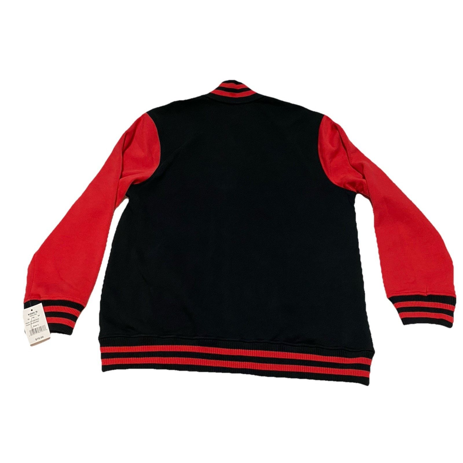 Disney NWT Disney Mickey Mouse Black/Red Bomber Jacket - Size L Size US L / EU 52-54 / 3 - 9 Thumbnail