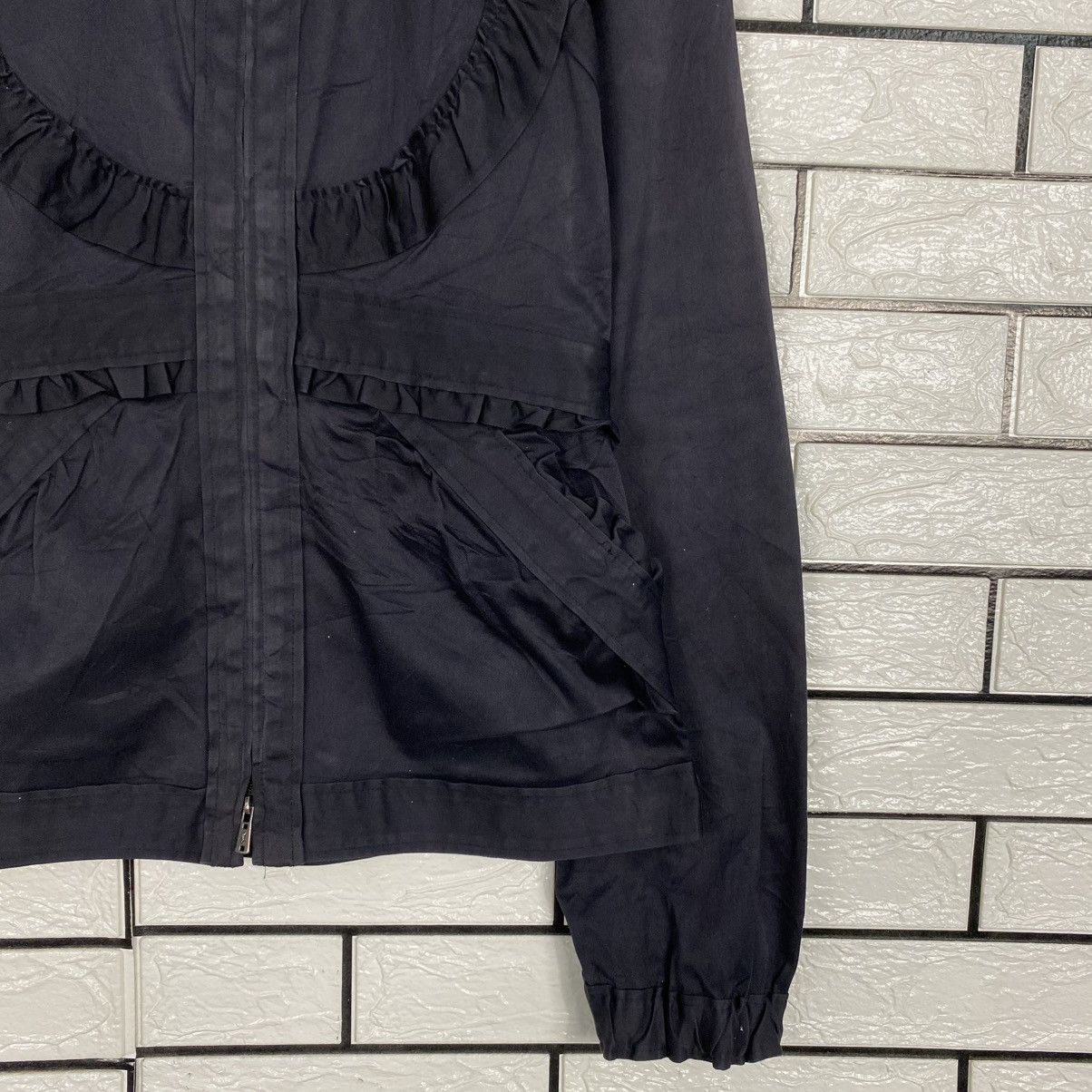 Yves Saint Laurent 🔥VINTAGE ZIPPER BOMBER JACKET SUN FADED YVES SAINT LAURENT Size XS / US 0-2 / IT 36-38 - 5 Thumbnail