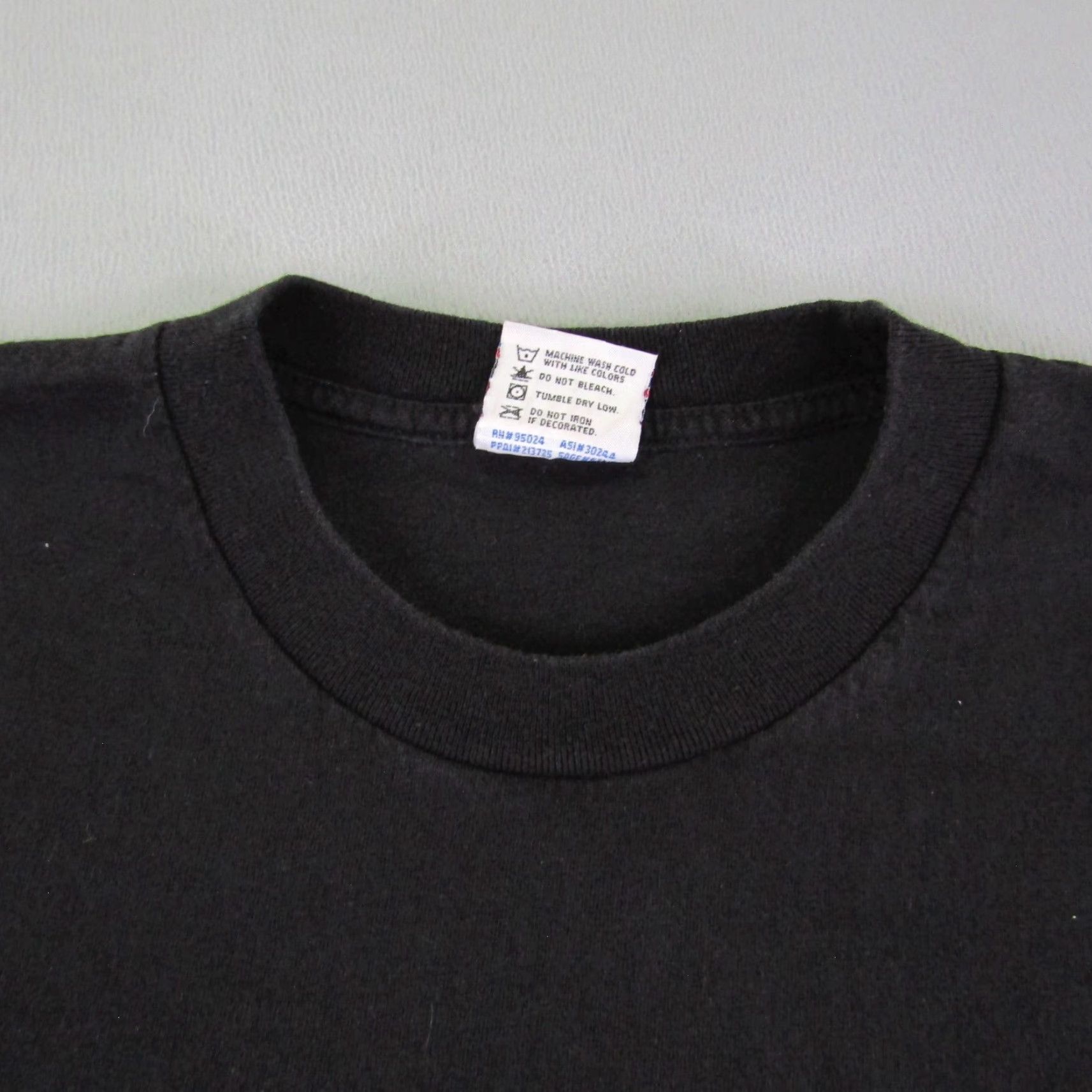 Vintage VINTAGE Teamsters Shirt Bayside Mens XL Black Cotton Knit Crew Neck Short Sleeve Logo Graphic Print USA 431 Fresno California USA Size US XL / EU 56 / 4 - 2 Thumbnail