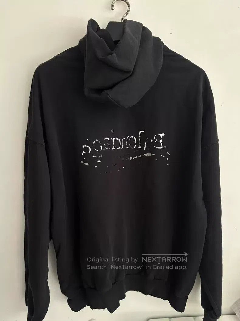 Balenciaga Balenciaga Black Hoodie Size US M / EU 48-50 / 2 - 2 Thumbnail