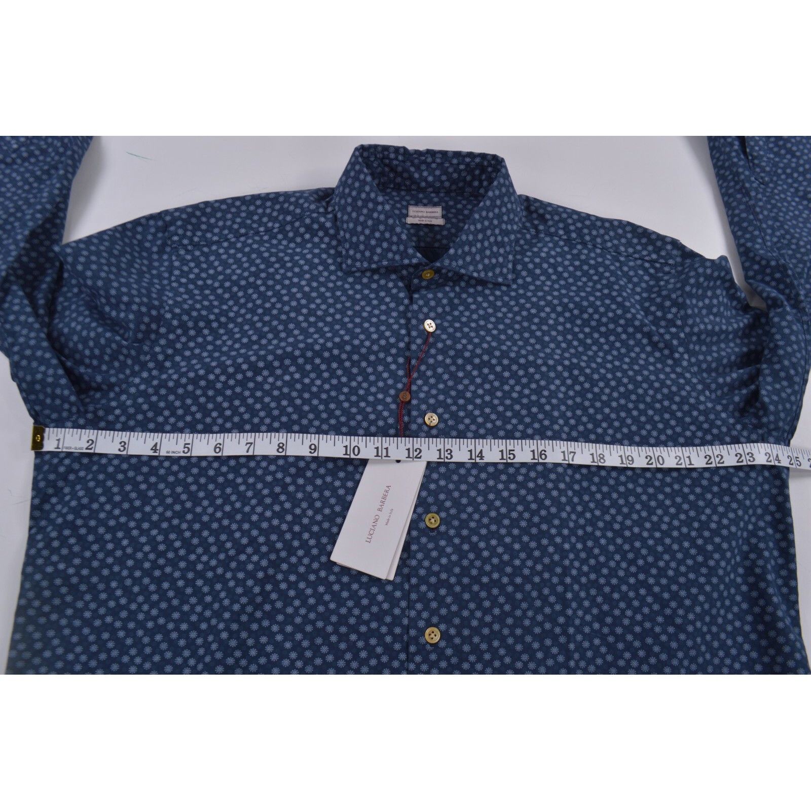 Luciano Barbera Luciano Barbera New with tags Shirt Size XL US In Blue Size US XL / EU 56 / 4 - 5 Thumbnail