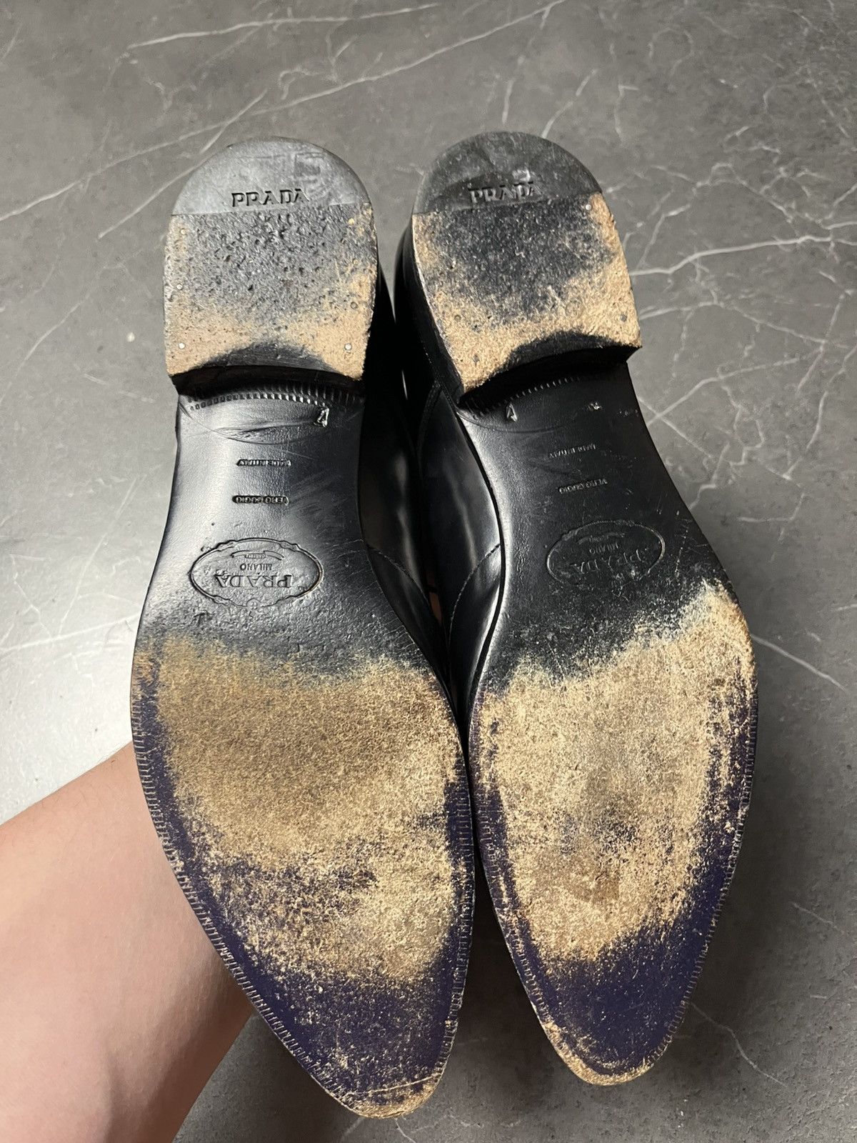Prada Prada leather vintage shoes Size US 7 / EU 40 - 7 Thumbnail