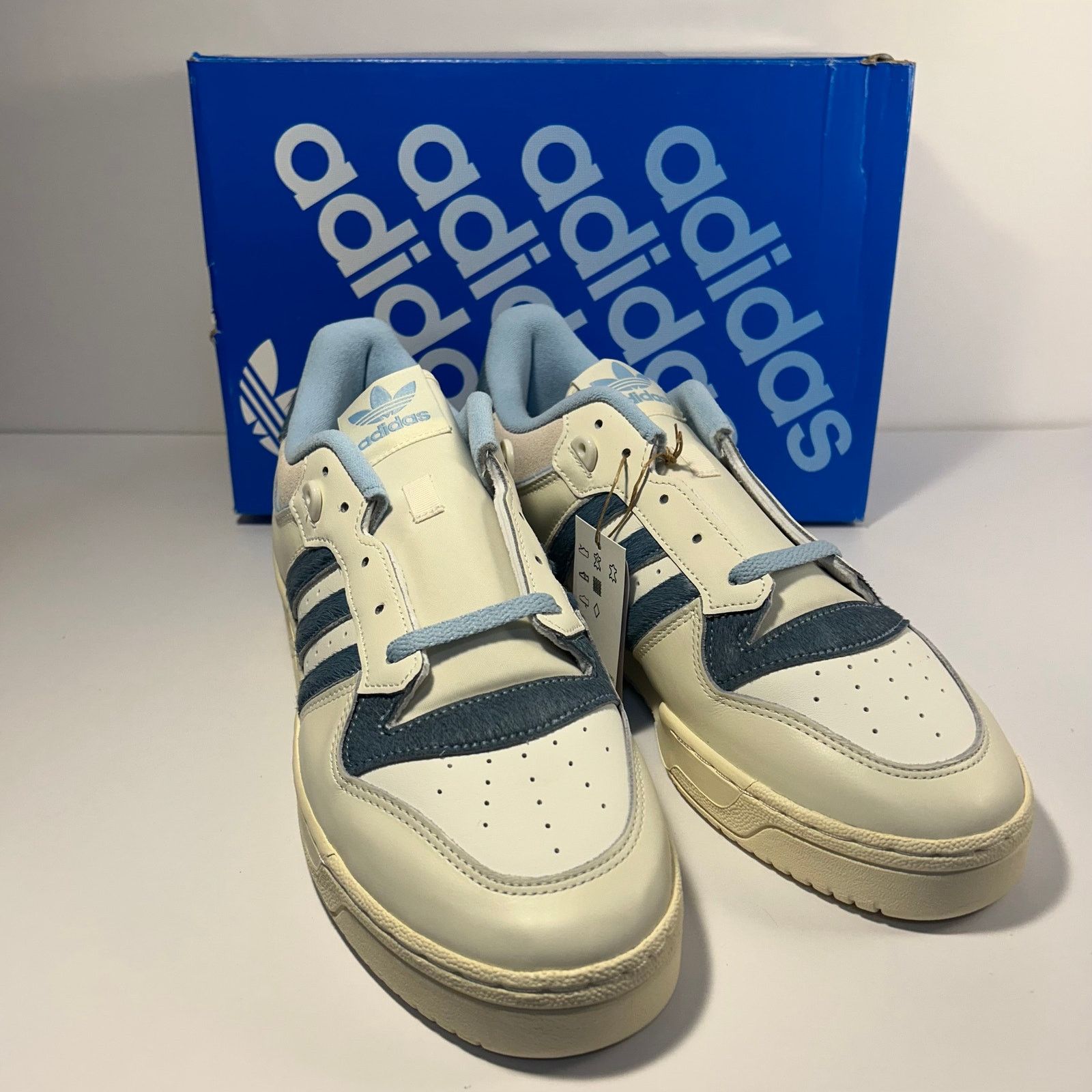 Adidas Adidas Originals Rivalry 86 Low Size 11 Wht/Sky Blue IE7137 Size US 11 / EU 44 - 4 Thumbnail
