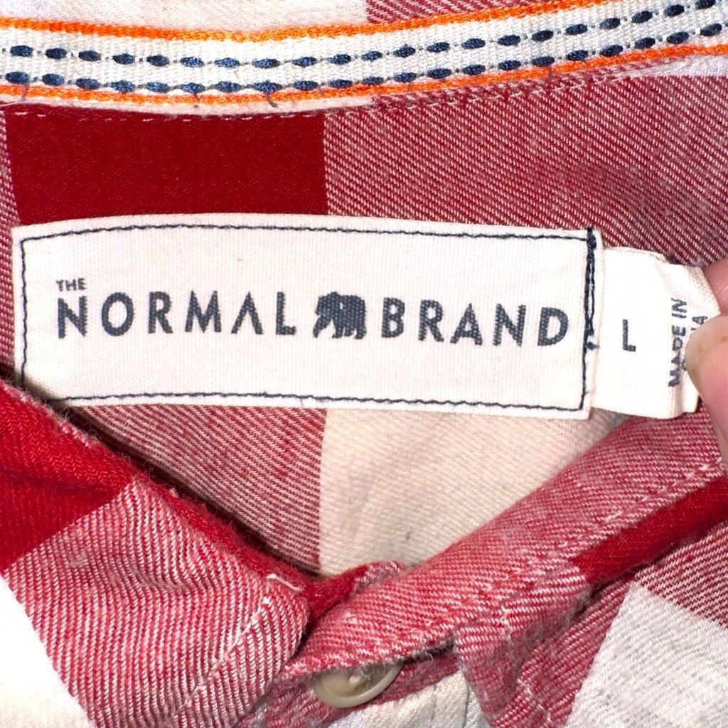 Flannel The Normal Brand Buffalo Check Flannel Button Down Shirt Siz Size US L / EU 52-54 / 3 - 2 Thumbnail