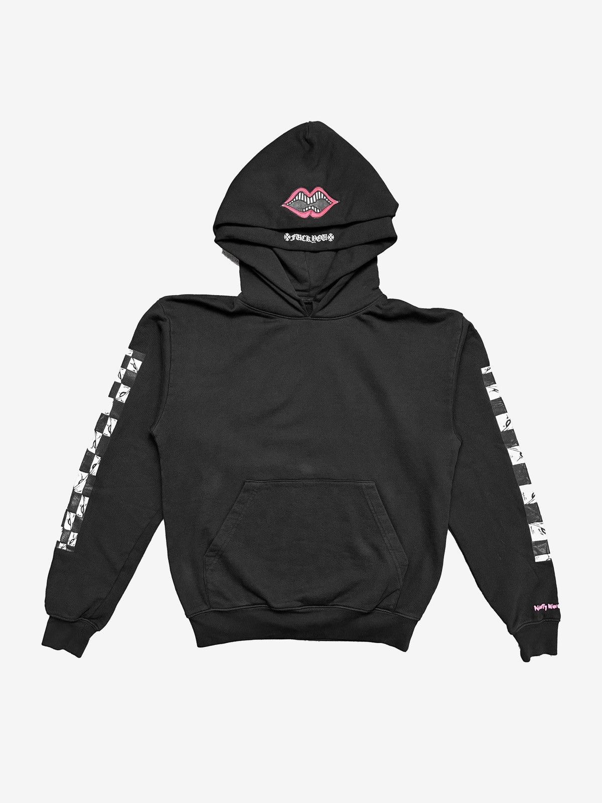 image of Chrome Hearts Doublehood Chomper Sweater in Black, Men's (Size Small)