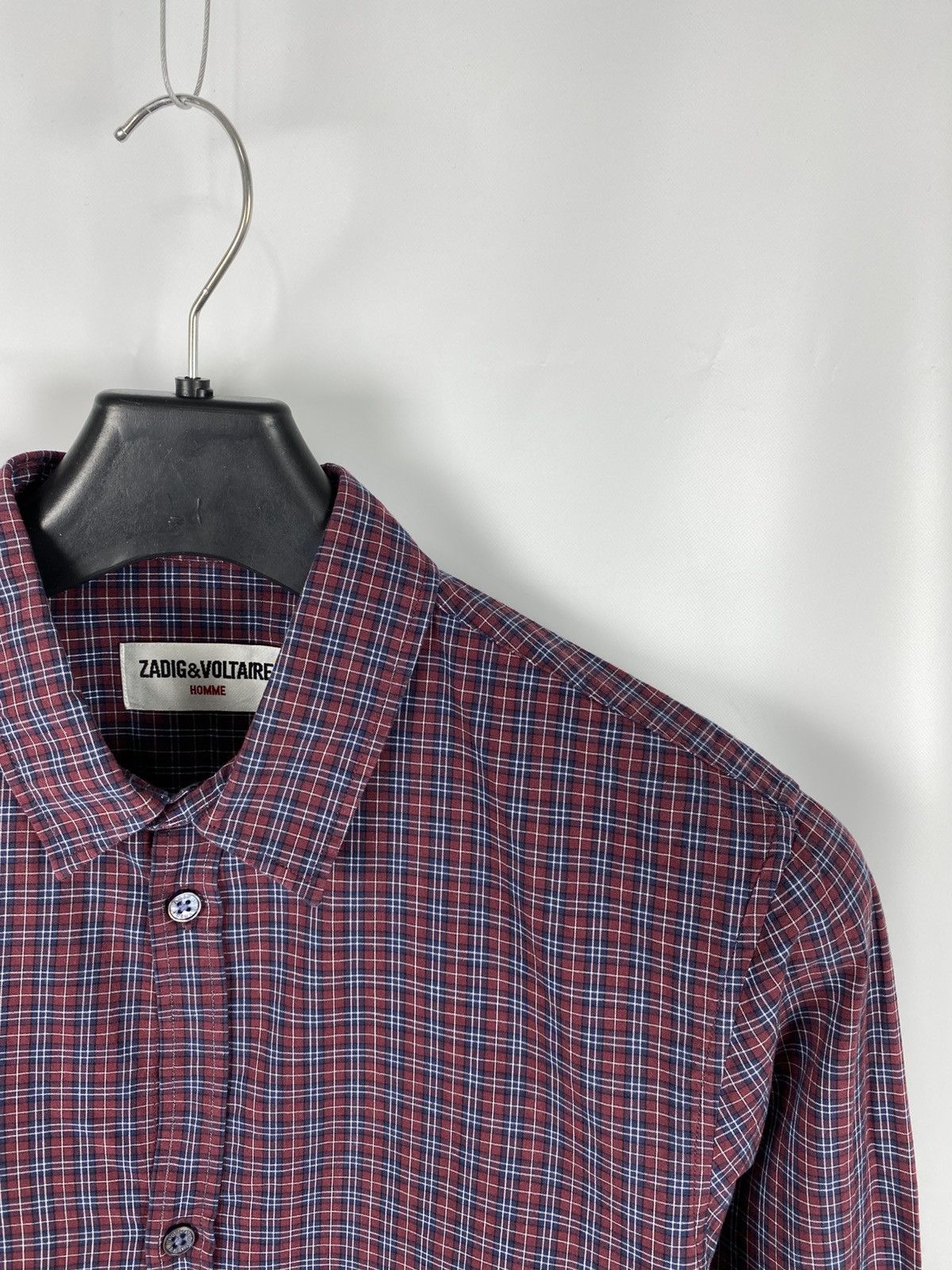 Zadig & Voltaire Zadig & Voltaire Homme Plaid Cotton Shirt Button Up size S Size US S / EU 44-46 / 1 - 3 Thumbnail