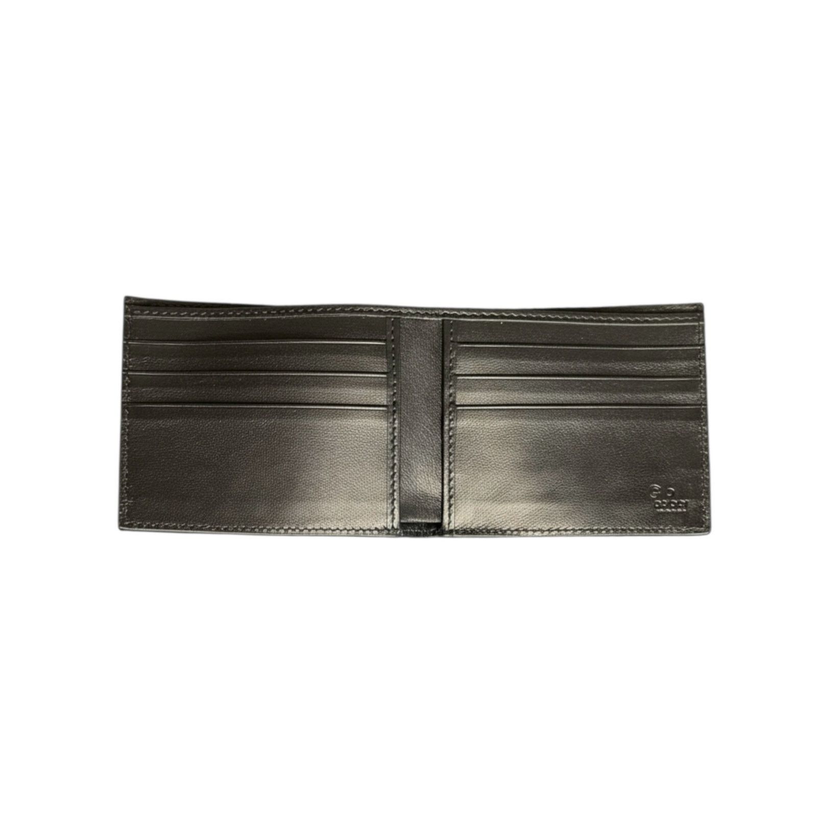 Gucci Gucci Microguccisima Leather Bifold Wallet in Black Size ONE SIZE - 3 Thumbnail