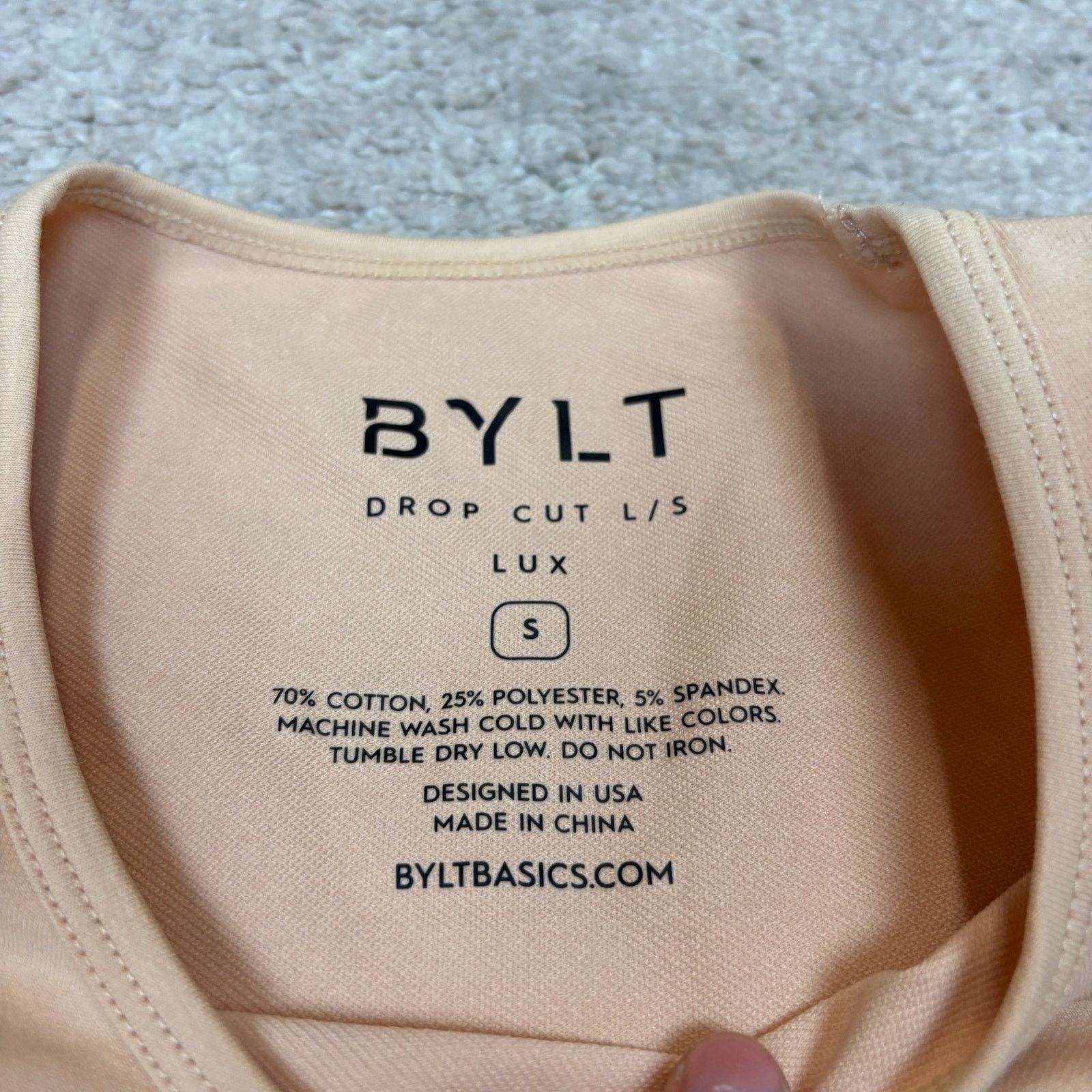 Other Bylt Drop Cut Lux Long Sleeve Shirt Men's Small Performance Size US S / EU 44-46 / 1 - 4 Thumbnail