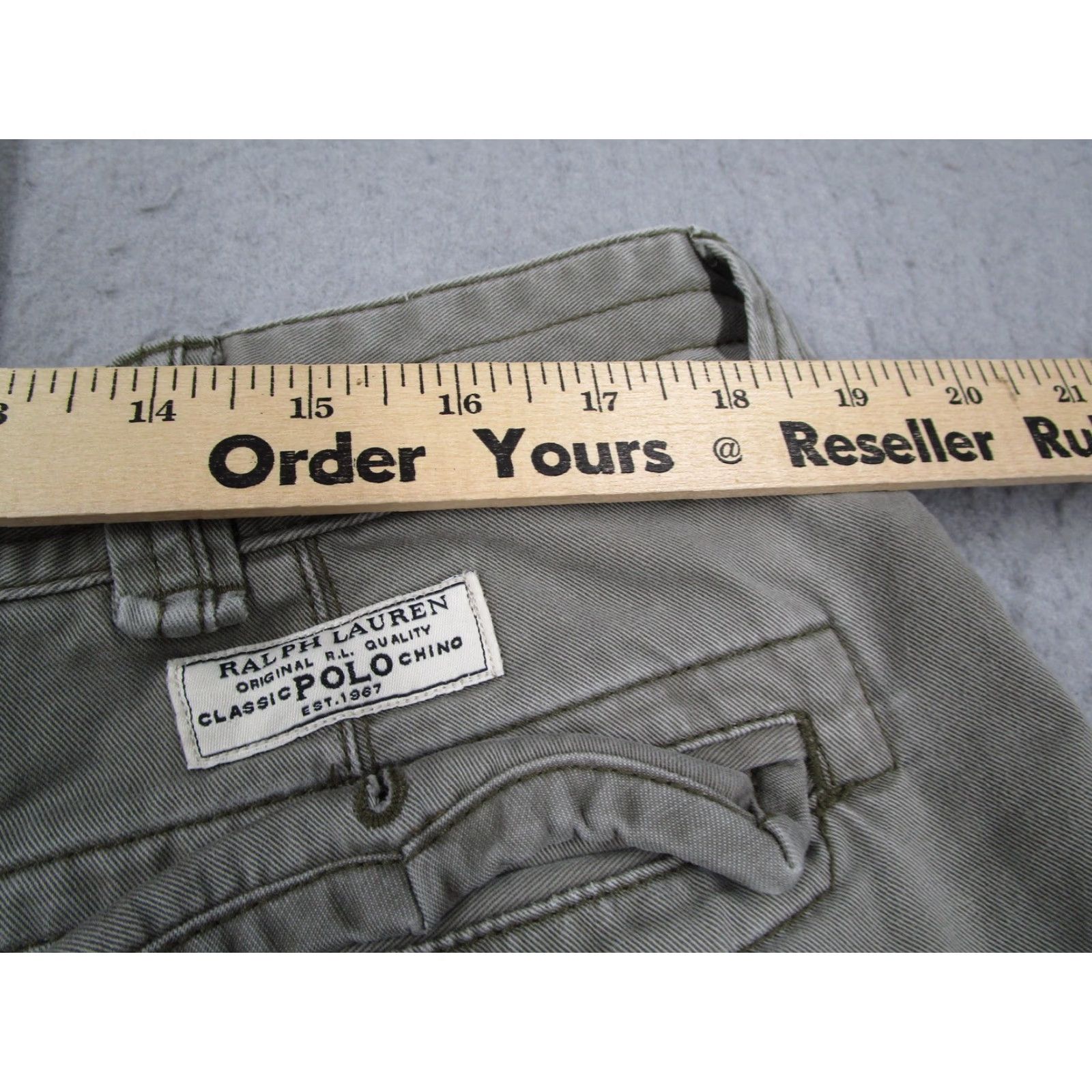 Polo Ralph Lauren VINTAGE Polo Ralph Lauren Shorts Mens 38 Gray Polo Chino Cargo Pockets Y2K Size US M / EU 48-50 / 2 - 6 Thumbnail