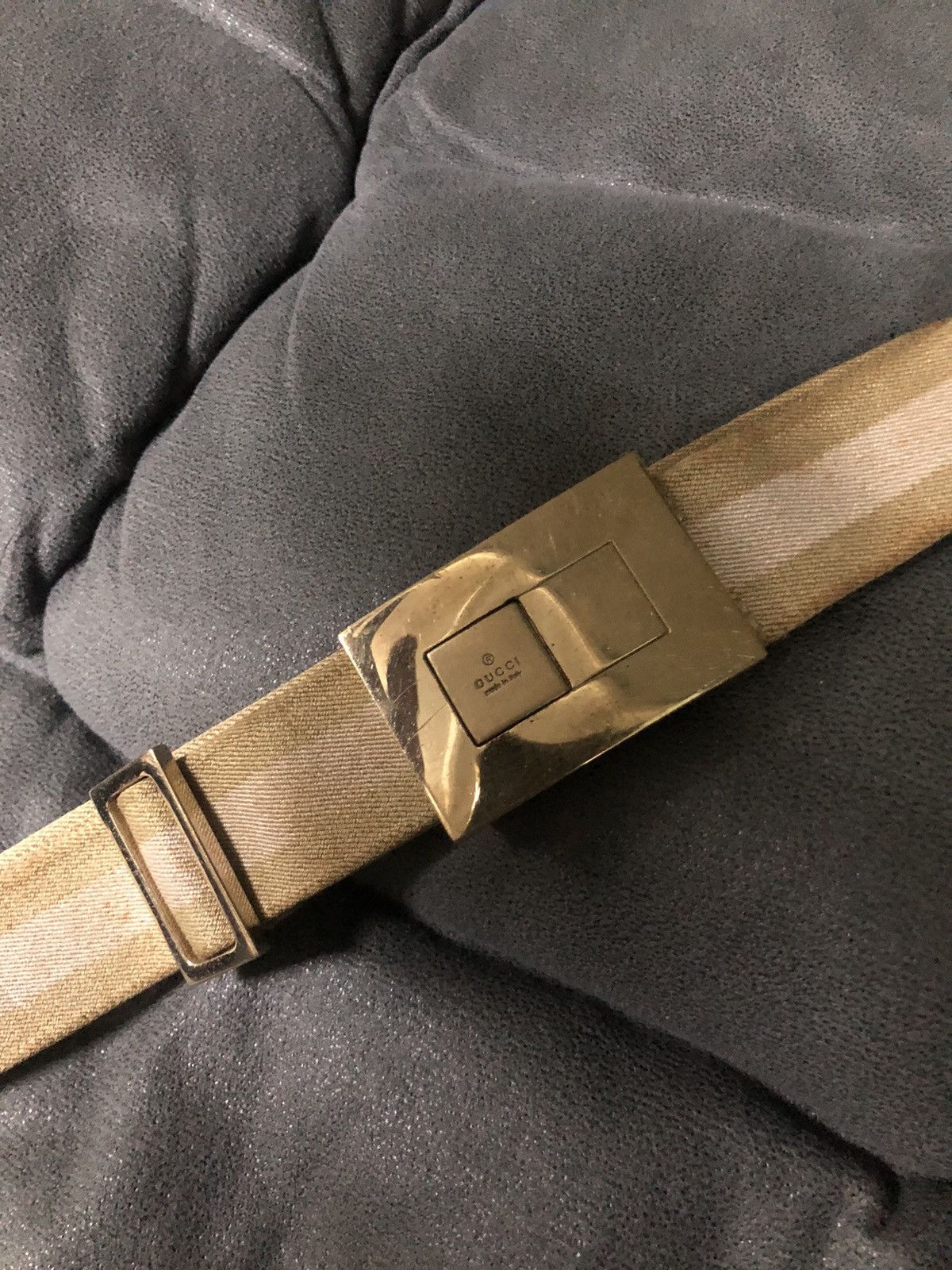 Gucci × Vintage Vintage Gucci Belt Elastic Stretchable Unisex Size ONE SIZE - 12 Thumbnail