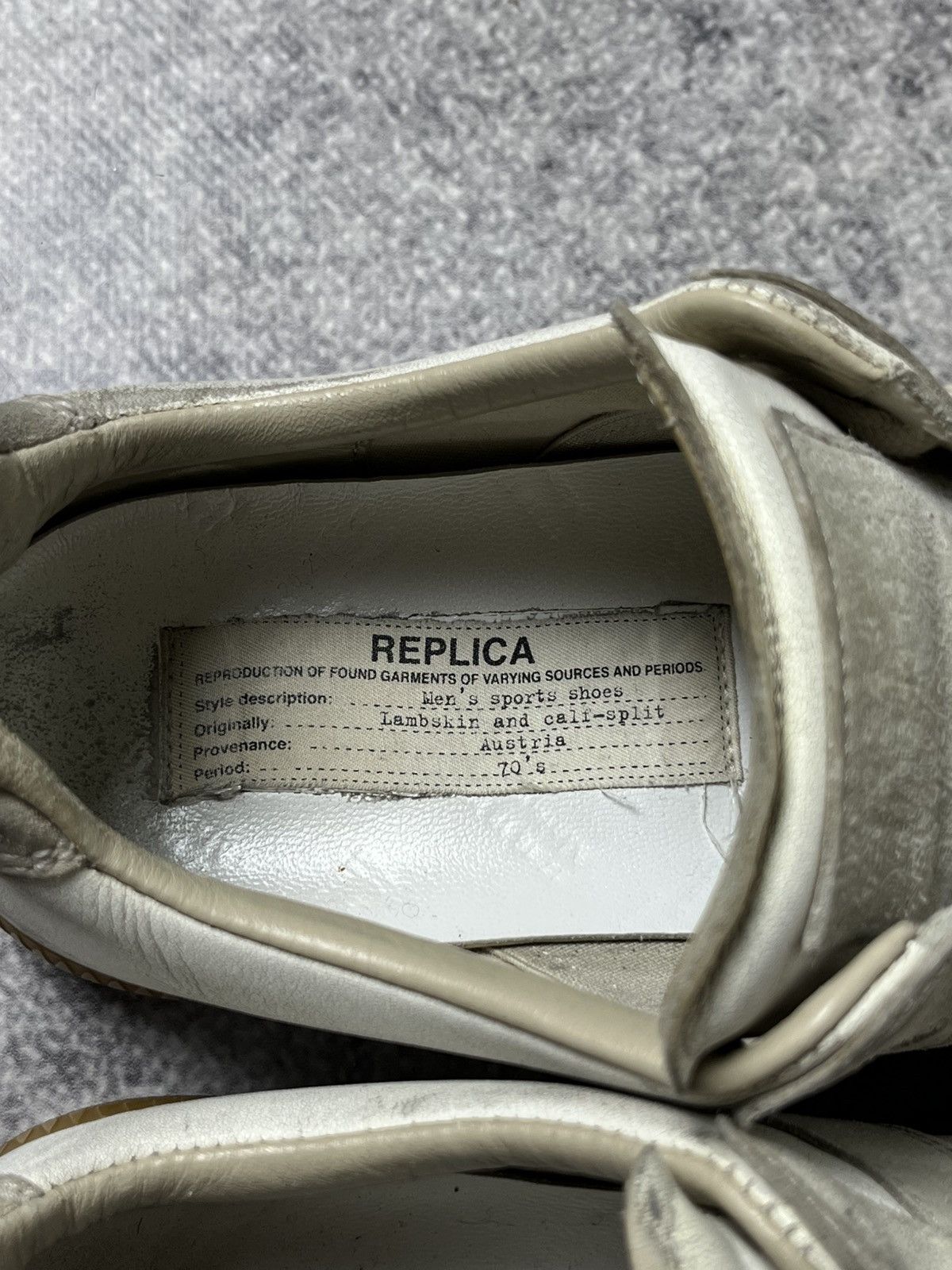 Maison Margiela 🔥Maison Margiela Replica Army Leather Sneakers 00's Size US 8 / IT 38 - 4 Thumbnail