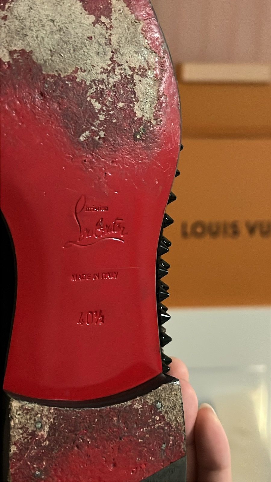 Christian Louboutin CB Dandelion Spike loafers Size US 7.5 / EU 40-41 - 5 Thumbnail