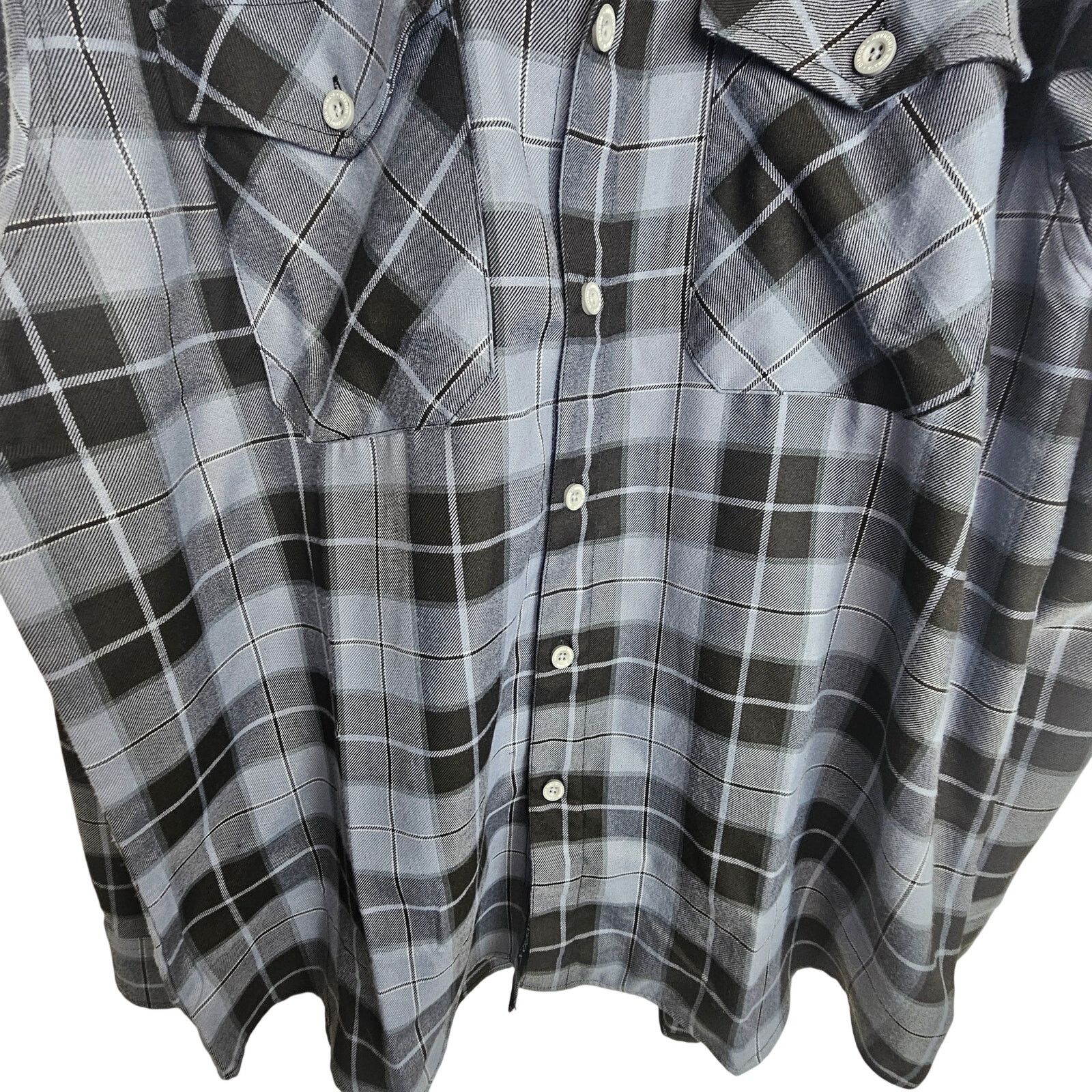 Dixxon Dixxon Mens V-Twin Visionary Plaid Flannel Cholo Shirt Sz 2X Size US XXL / EU 58 / 5 - 3 Thumbnail