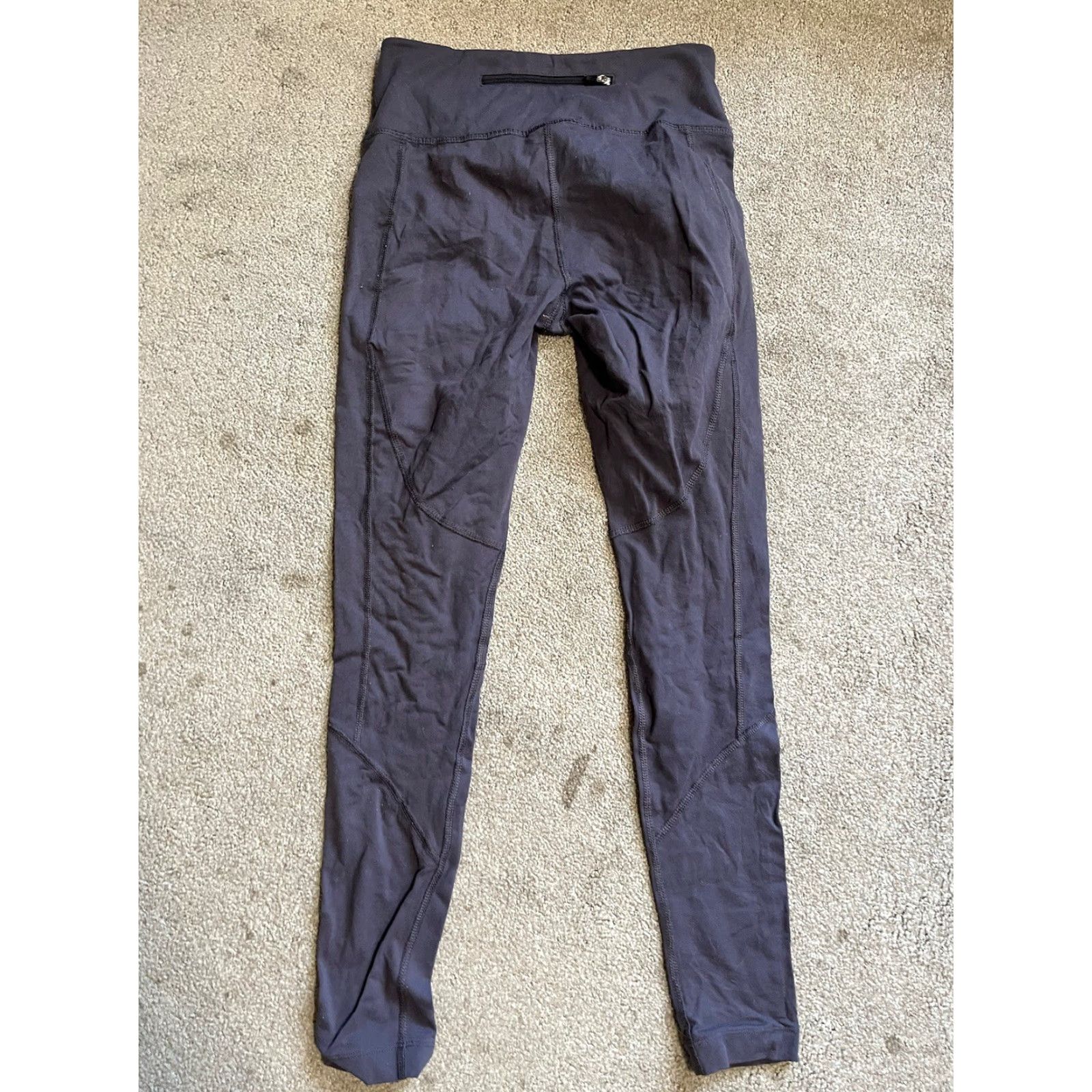 Champion Champion Women's Running Blue Leggings XS Pocket Zipper Style: Ankle, Skinny, Breathable, Reflective, Elastic Waist, Inseam 27 in, Activewear Size 26" / US 2 / IT 38 - 3 Thumbnail