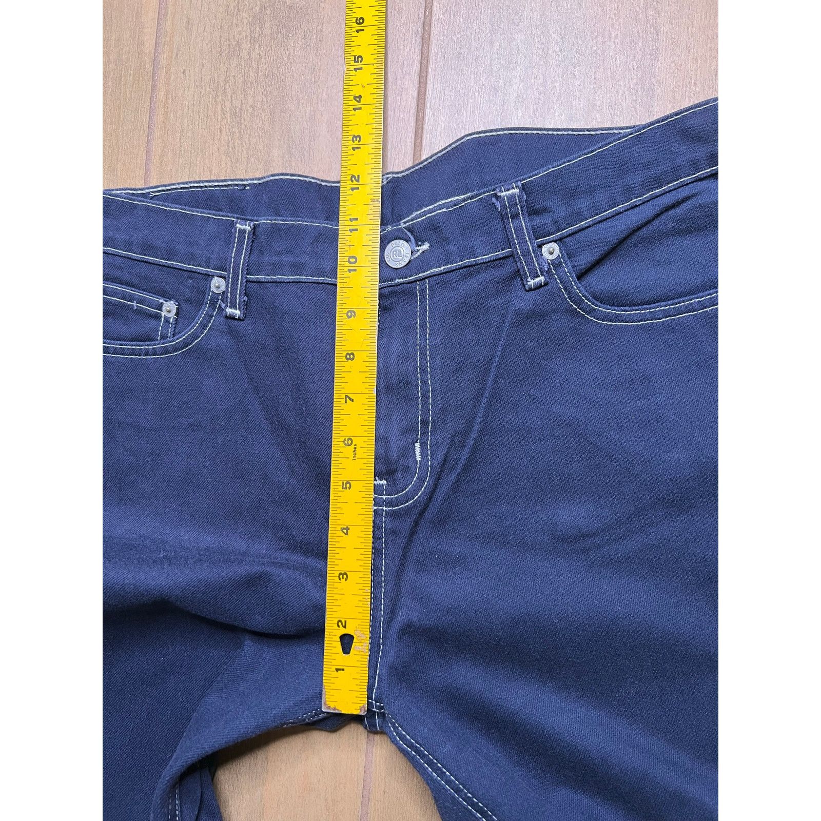 Vintage Polo Jeans Co. Ralph Lauren denim pants women Sz 14 35x27 Size 36" / US 14 / IT 50 - 7 Thumbnail
