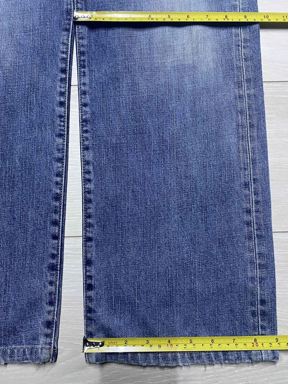 Uniqlo Vintage Japanese Brand Uniqlo S003 Faded Wash Baggy Jeans Size US 33 - 13 Thumbnail