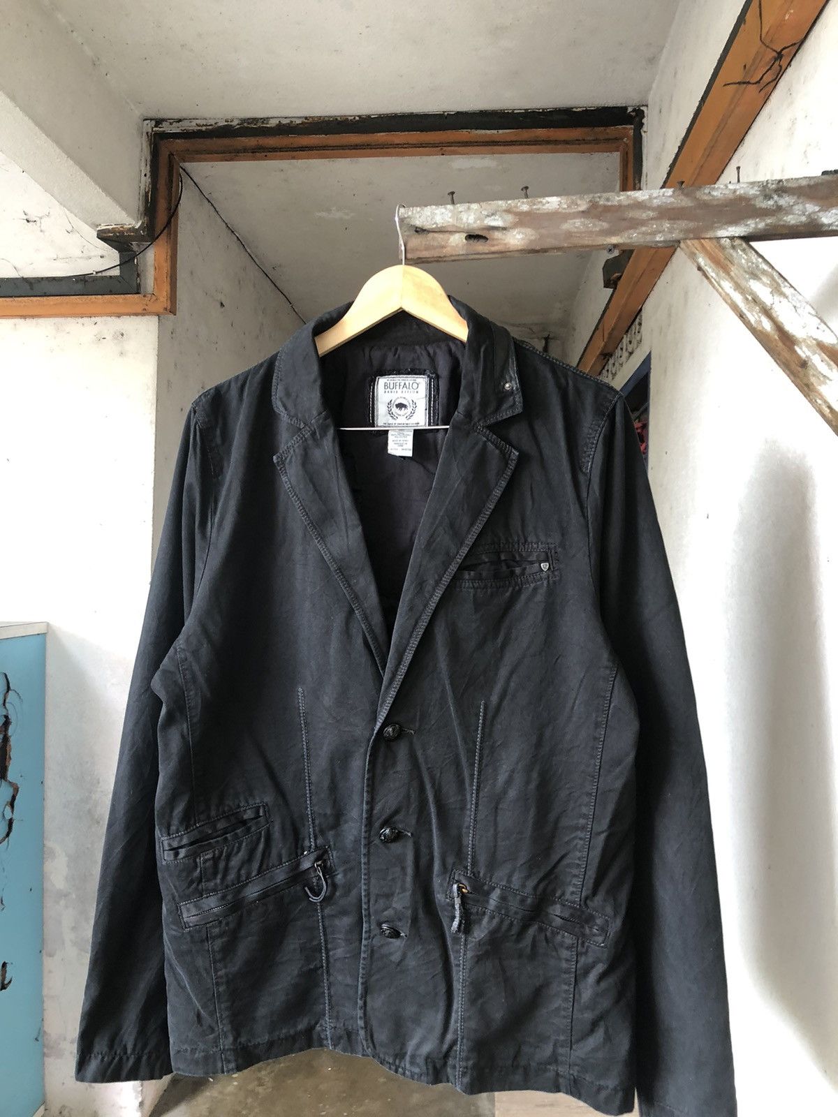 Buffalo David Bitton Vintage Buffalo David Bitton Skull Punk Jacket Size US L / EU 52-54 / 3 - 3 Thumbnail