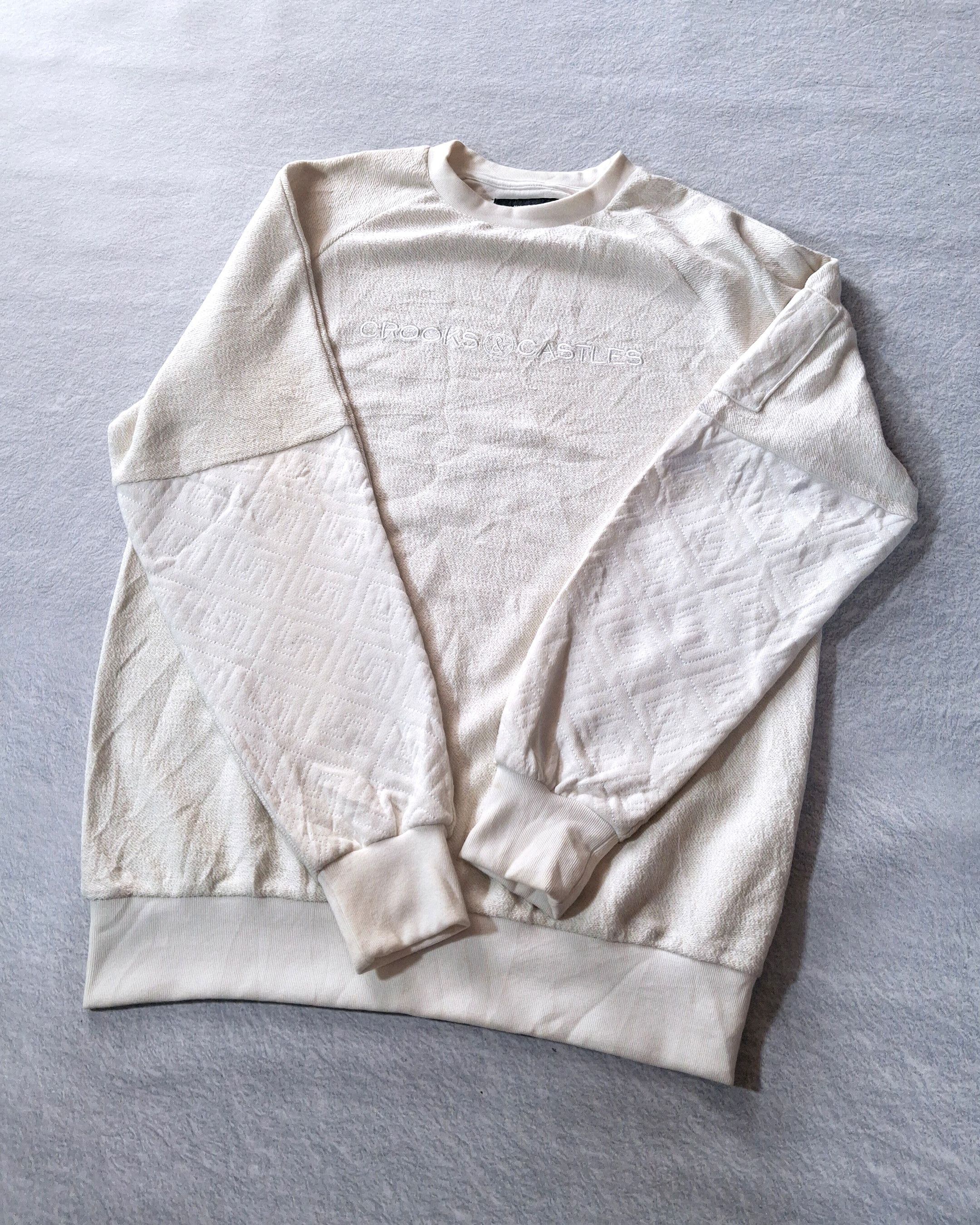 Crooks & Castles CROOKS AND CASTLES GRAND SWEATSHIRT GHOST Size US M / EU 48-50 / 2 - 6 Thumbnail