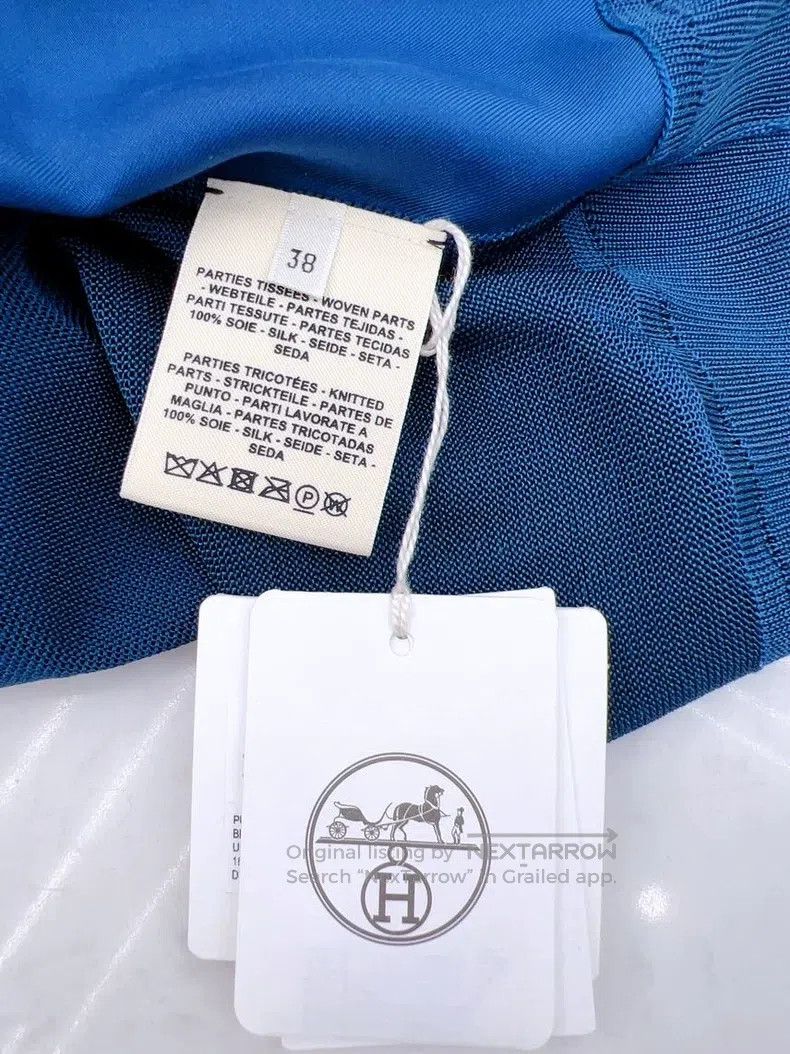 Hermes Hermes Lake Blue Pig Nose Sweatshirt Size XS / US 0-2 / IT 36-38 - 5 Thumbnail