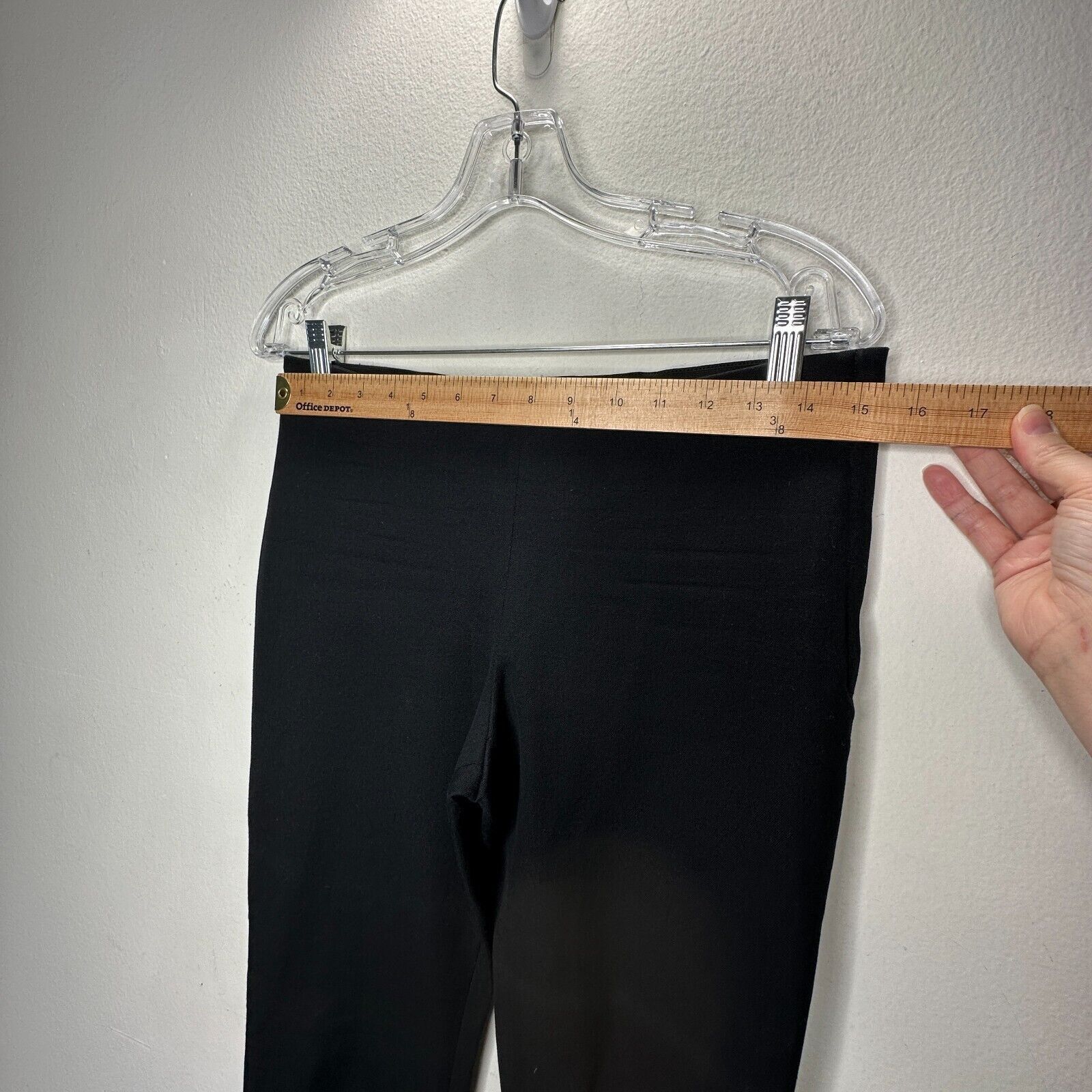 Cos COS Black Stretch Side Zip Flat Slim Leggings Trousers 38 Size 27" / US 4 / IT 40 - 7 Thumbnail