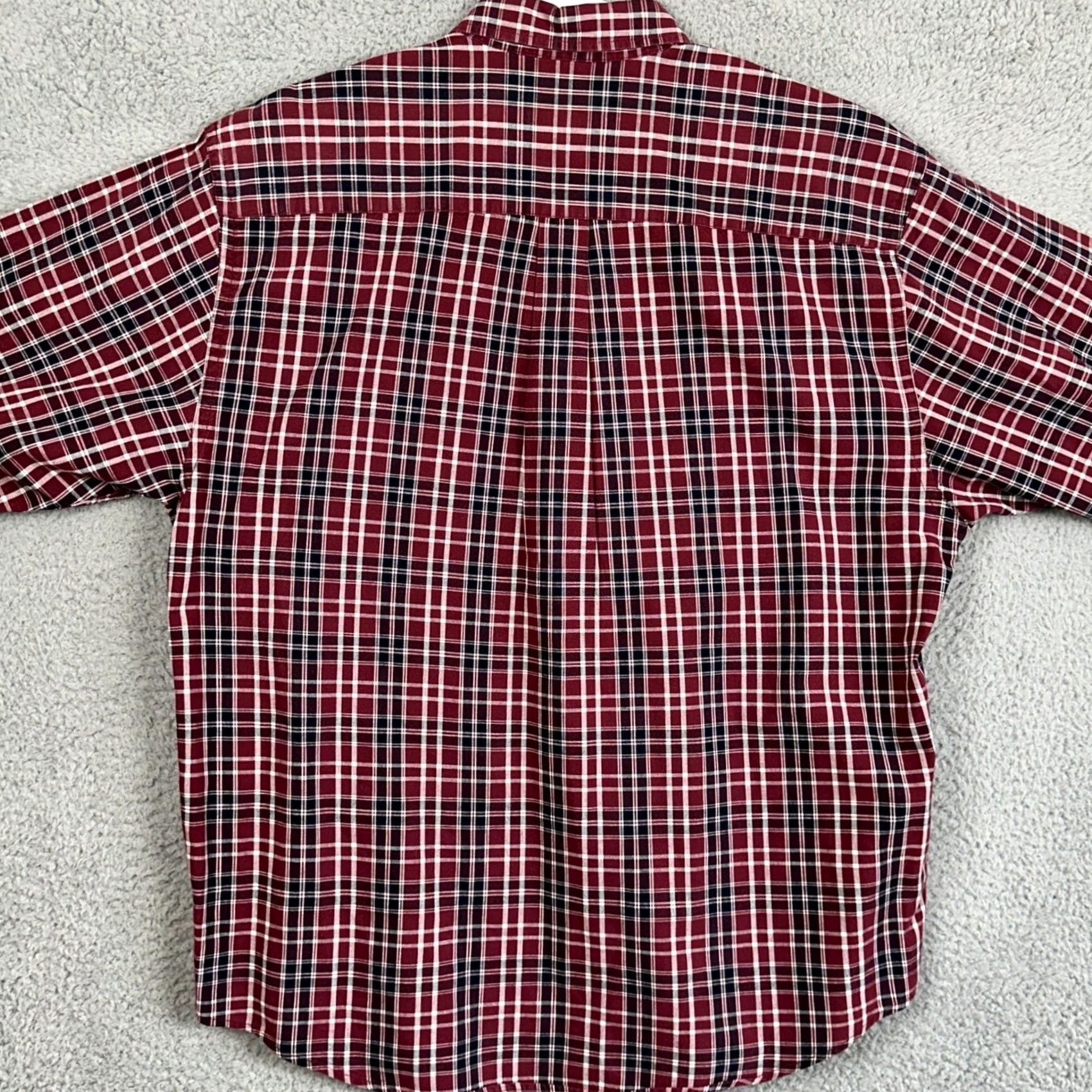 Eddie Bauer Eddie Bauer Shirt Button Down Mens Large Red Plaid Long Sleeve Regular Size US L / EU 52-54 / 3 - 3 Thumbnail