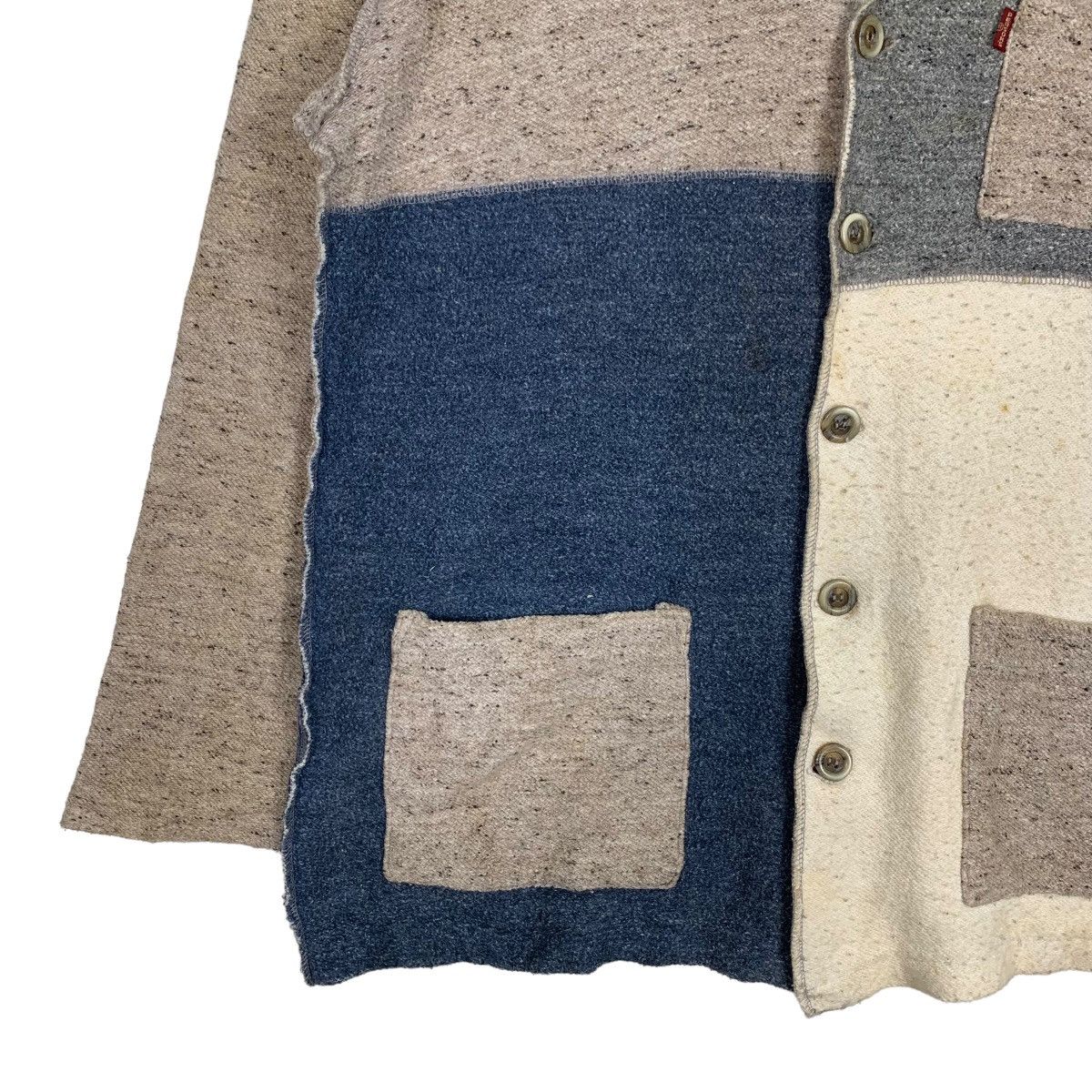 PERSON'S PERSON’S Patchwork Design Cardigan #0314-C14 Size US M / EU 48-50 / 2 - 4 Thumbnail