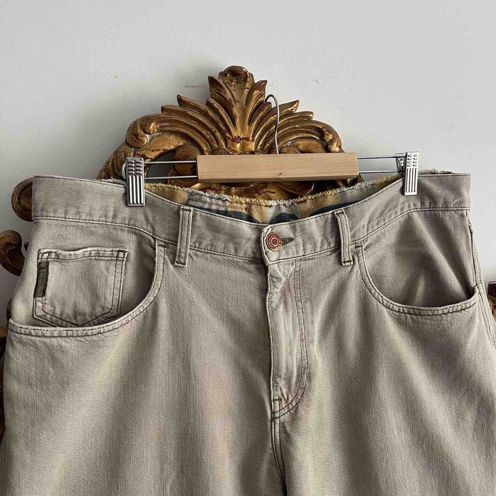 Designer × Giorgio Armani Vintage Giorgio Armani Trousers Beige Pants SZ 38 Size US 36 / EU 52 - 3 Thumbnail