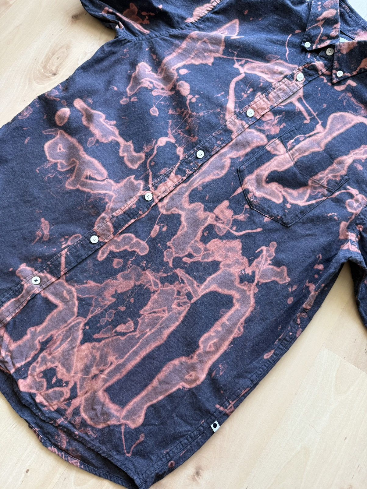 NN07 Nn07 No Nationality tie dye custom ls shirt Size US XL / EU 56 / 4 - 5 Thumbnail