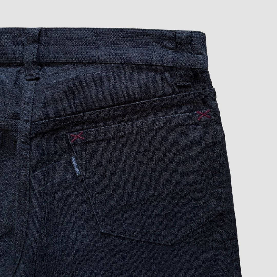 Tornado Mart 2000s Tornado Mart Black Low-rise Slim Bootcut Pants Size US 30 / EU 46 - 4 Thumbnail