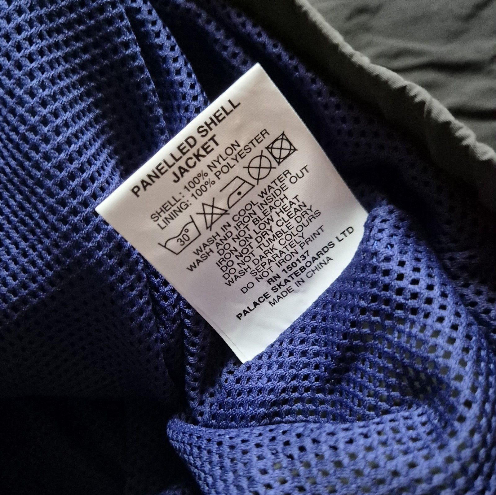 Palace Palace Pannelled Shell Jacket Navy Medium Brand New FW22 Size US XL / EU 56 / 4 - 7 Thumbnail