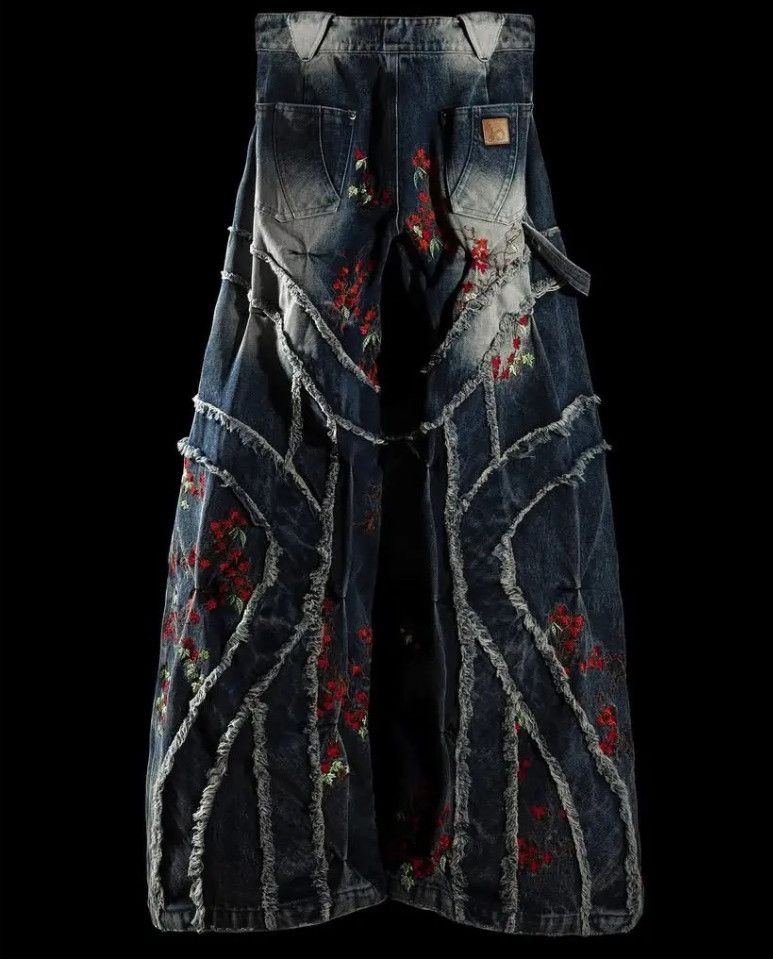 Bad Son Original Badson * AUTUMN * 'overgrowth' denim Size US 29 - 2 Thumbnail