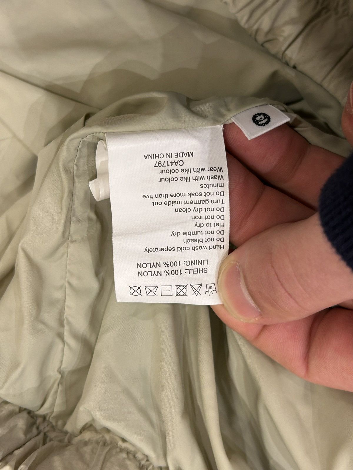 Aape AAPE By Bape Embroidered Light Jacket - Beige Size US XL / EU 56 / 4 - 8 Thumbnail