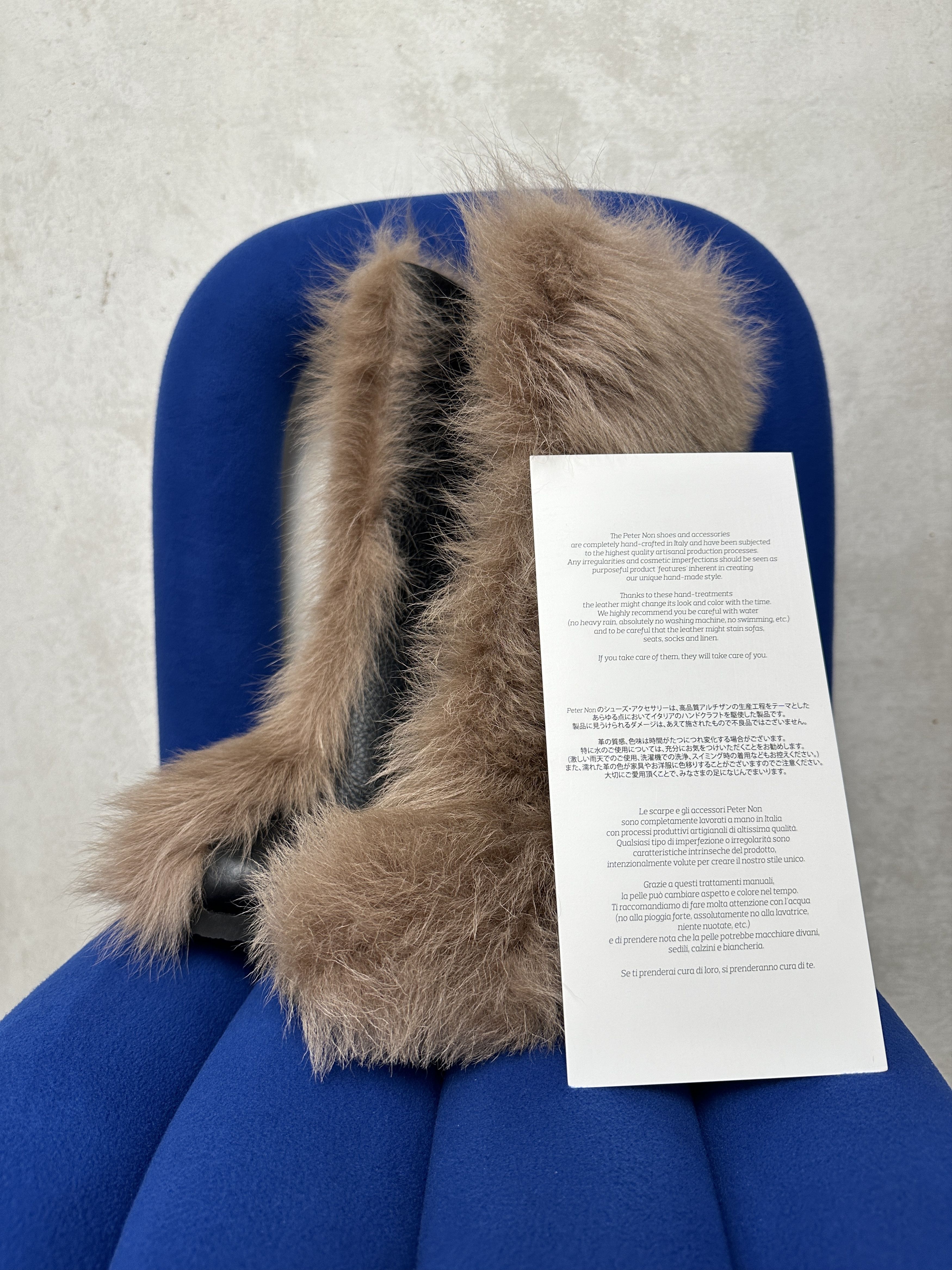 Leather Peter Non A/W17 Uma Calf Fur Boots Size US 9 / IT 39 - 2 Thumbnail