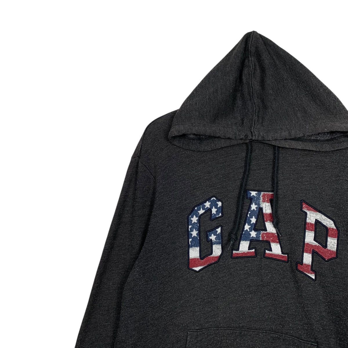 Gap Vintage Gap USA Flag Big Logo Hoodie Size US M / EU 48-50 / 2 - 6 Thumbnail