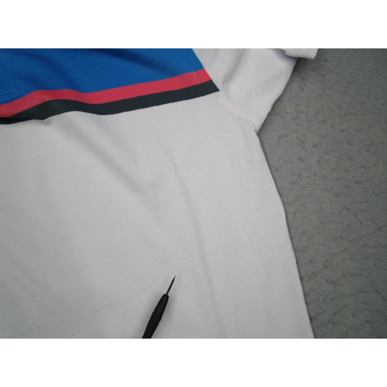 Footjoy FootJoy Polo Shirt Mens M White Performance Golf Potomac Shores Logo Embroidered Short Sleeve Collared Pullover Activewear Casual Travel Workwear Size US M / EU 48-50 / 2 - 5 Thumbnail