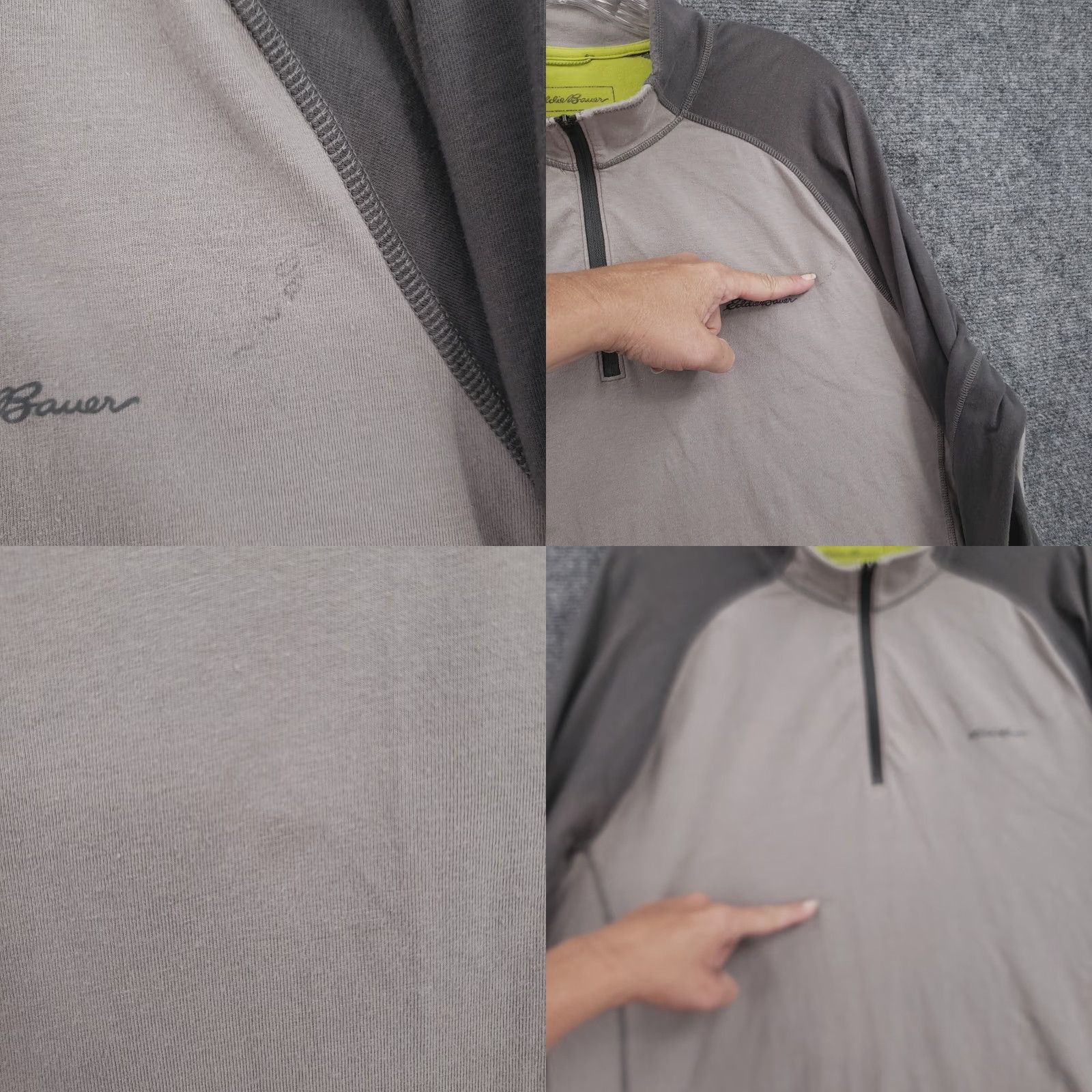 Eddie Bauer Eddie Bauer Shirt Mens XL Beige 1/4 Zip Pullover Performance Size US XL / EU 56 / 4 - 8 Thumbnail