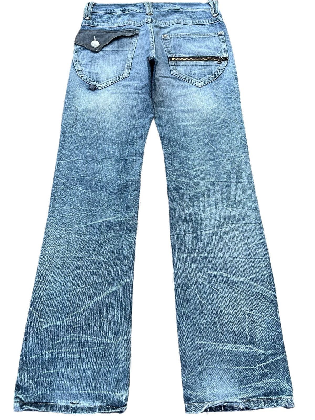 Japanese Brand × Seditionaries Vintage Japanese Brand Blow by Blue Punk Distressed Jeans Size US 31 - 2 Thumbnail