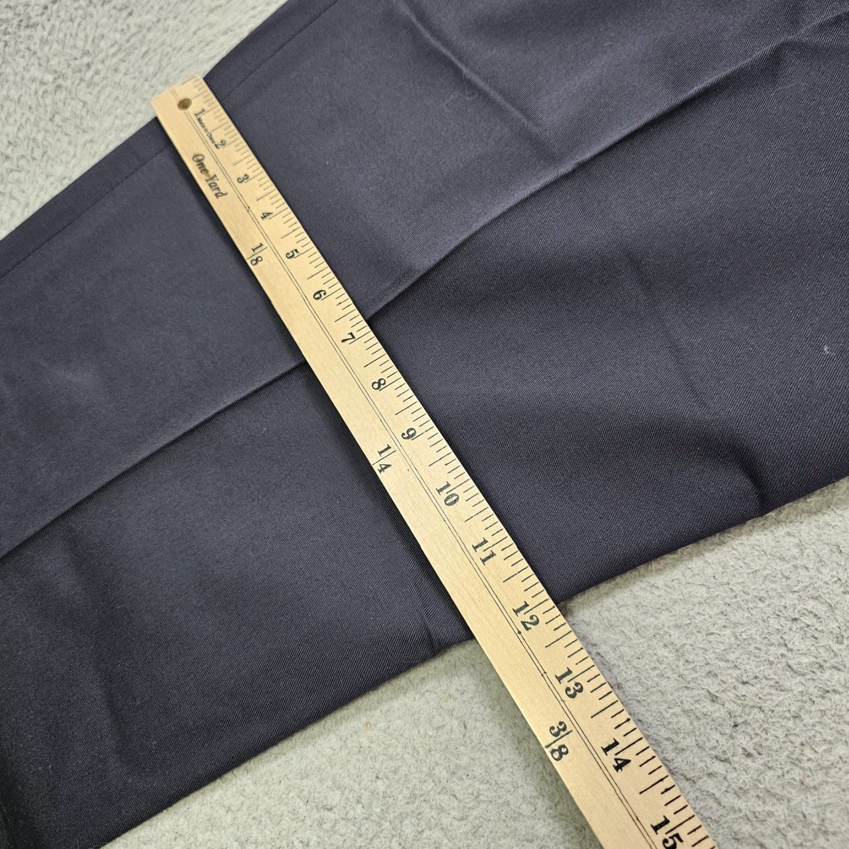 Vintage Flying Cross Dress Pants Mens 44x32 Navy Blue Uniform Workwear Polyester Cotton Size US 44 / EU 60 - 6 Thumbnail