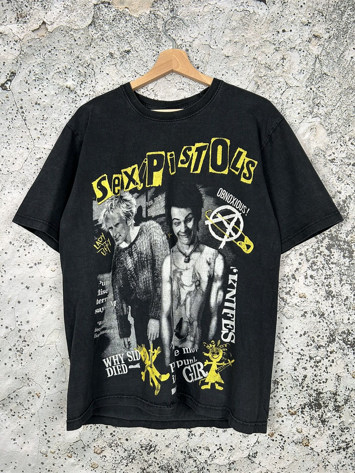 Band Tees × Rock T Shirt × Vintage Vintage Sex Pistols Sid Vicious 