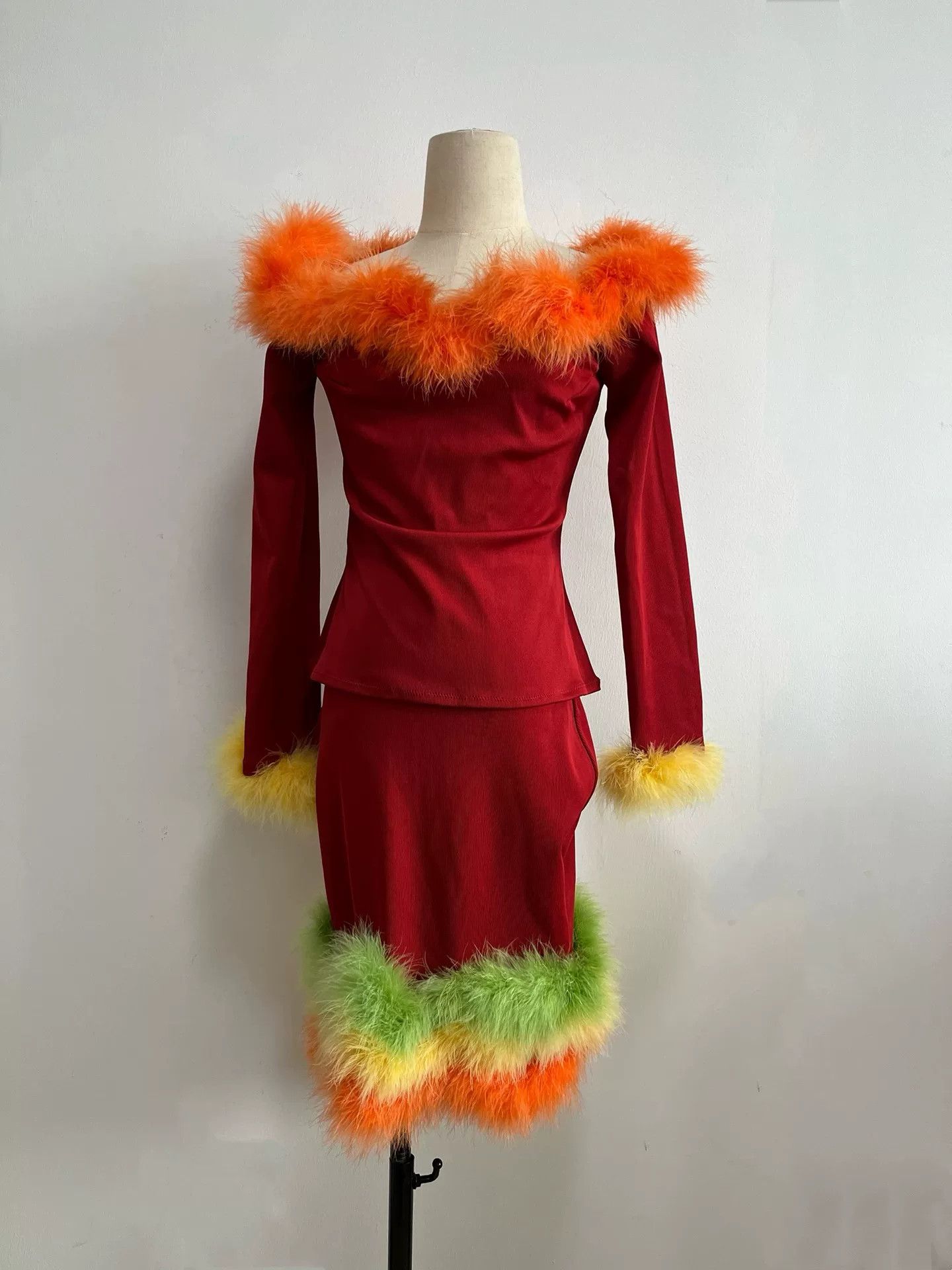 Jean Paul Gaultier Jean Paul Gaultier 1989FW Red Set Size M / US 6-8 / IT 42-44 - 1 Thumbnail