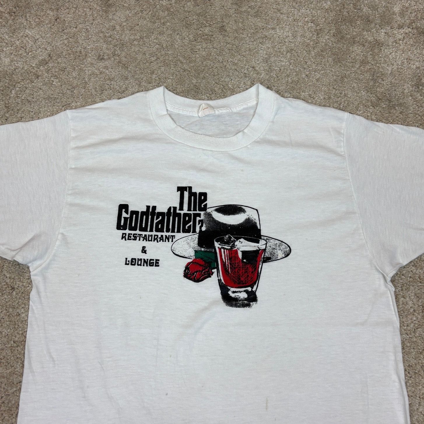 Vintage Vintage 70s The Godfather Restaurant Single Stitch Shirt Lg Size US L / EU 52-54 / 3 - 2 Thumbnail