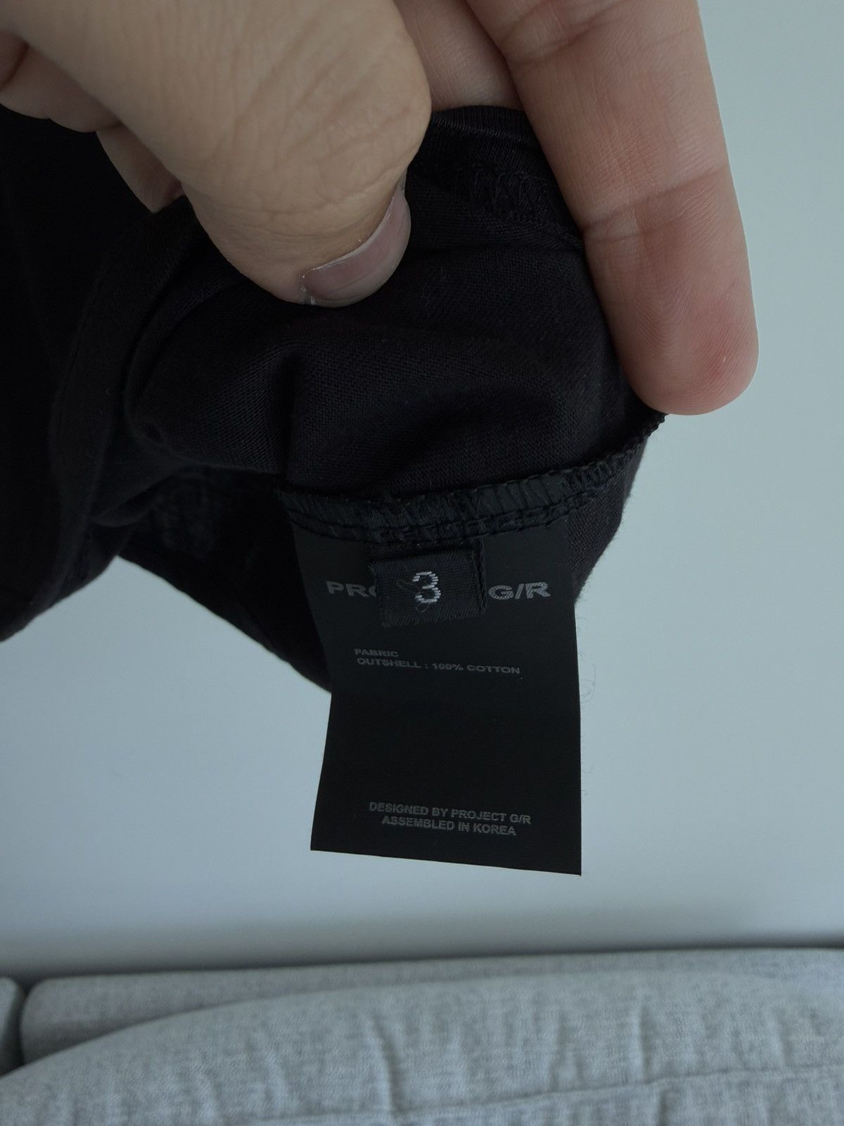 PROJECT G/R Project G/R Valet Parking Long Sleeve Tee Black Size US XL / EU 56 / 4 - 7 Thumbnail