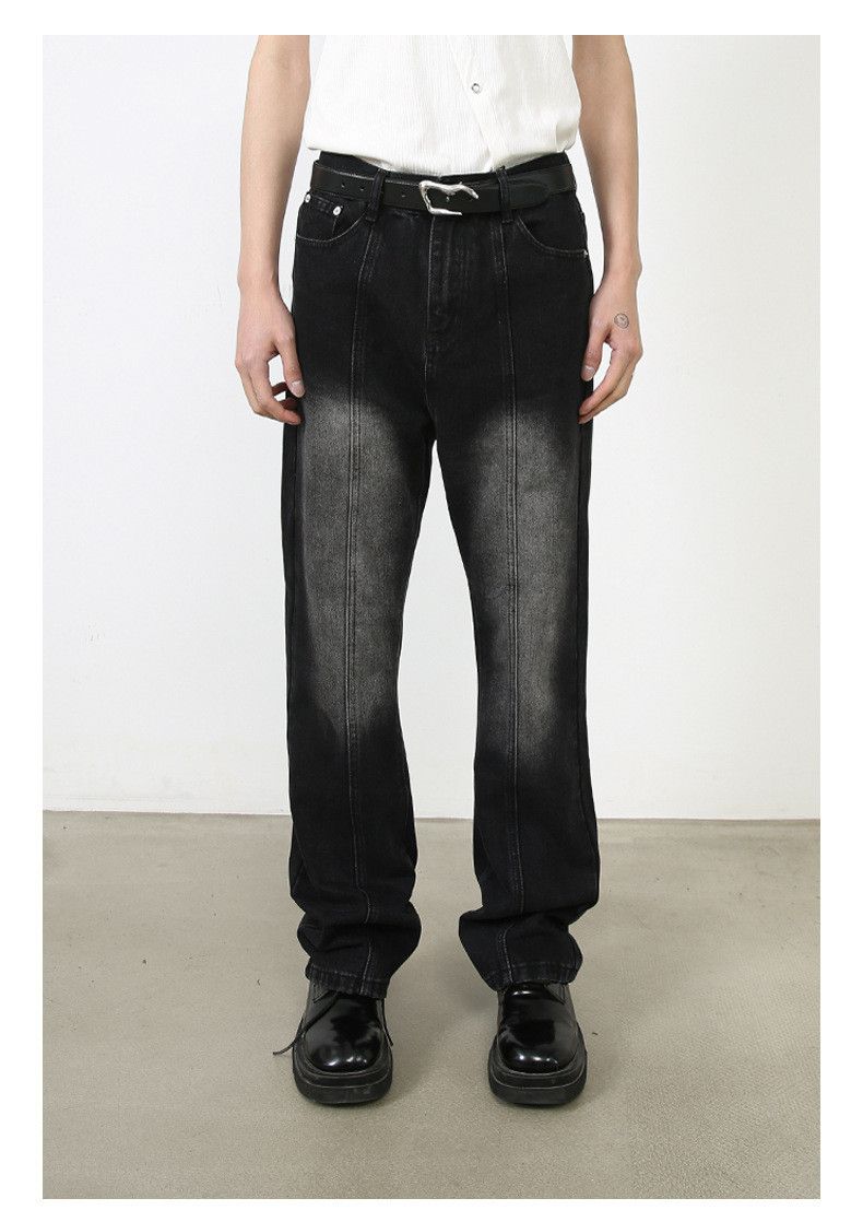 Japanese Brand × Jean Japanese retro men's casual mid-waist denim trousers Size US 32 / EU 48 - 1 Thumbnail