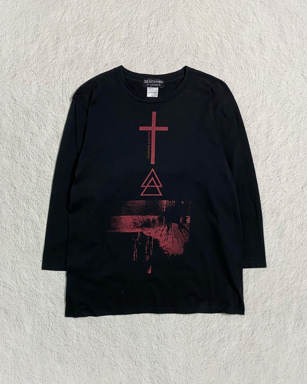 Japanese Brand Sex Pot Revenge gothic vkei long sleeve tshirt Size US L / EU 52-54 / 3 - 2 Thumbnail