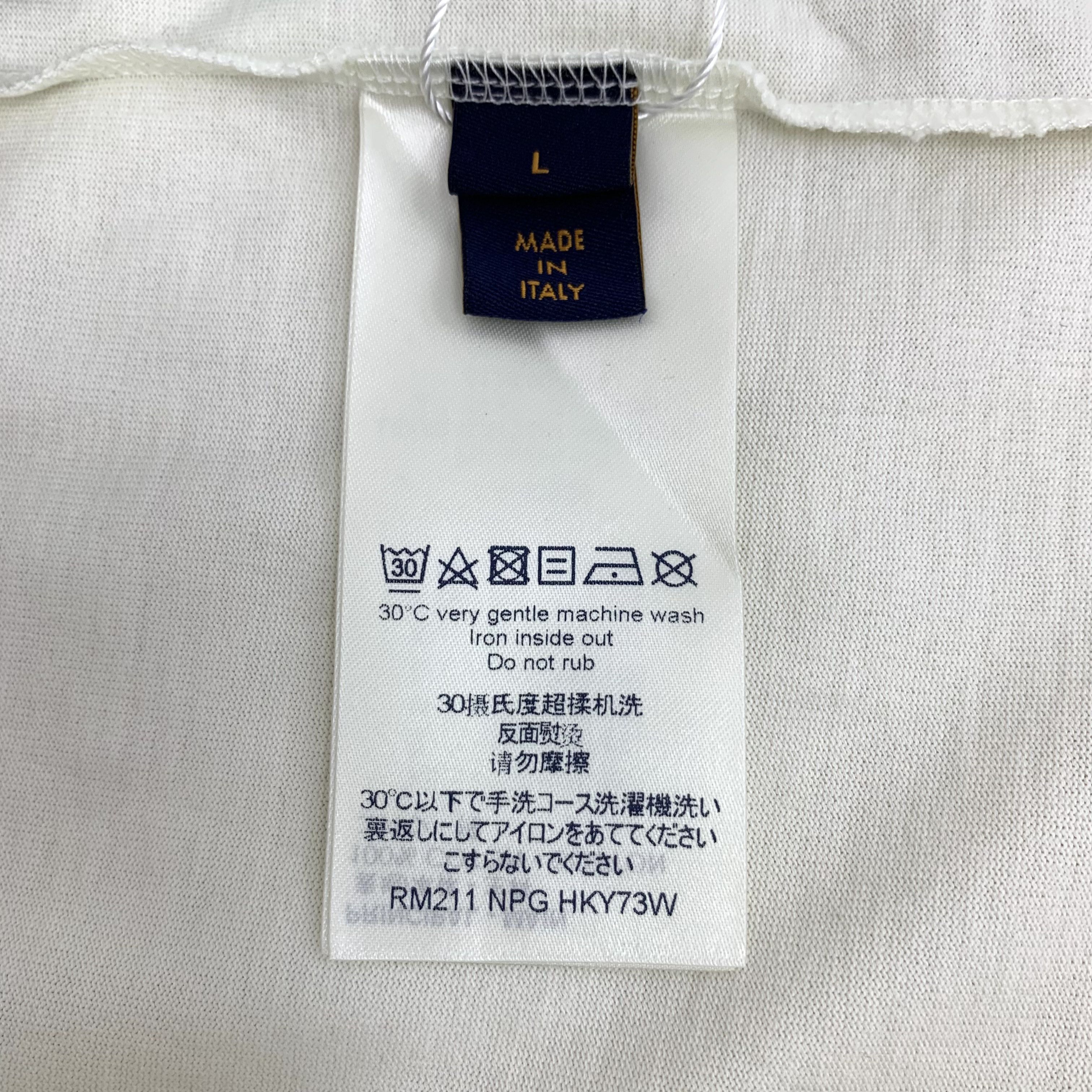 Gucci Louis Vuitton Animal Print Cotton Tee White (L) Size US L / EU 52-54 / 3 - 4 Thumbnail