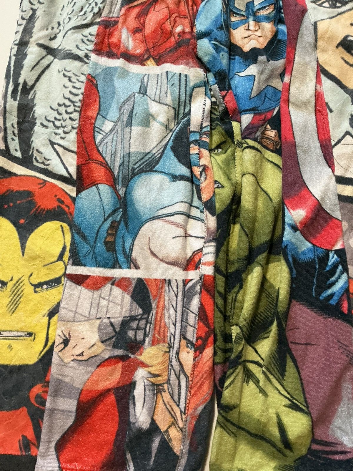 Marvel Comics Marvel Avengers Iron Hulk Rework 1Of1 Wide Leg Towel Pants Size US 34 / EU 50 - 5 Thumbnail