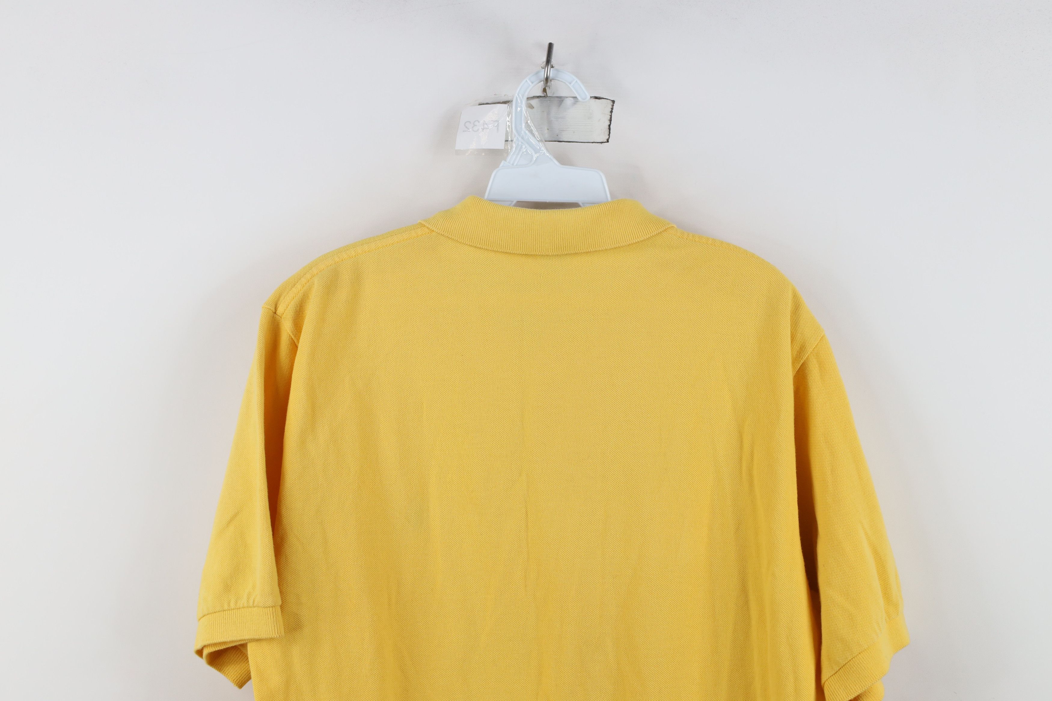 Ralph Lauren Vintage 90s Ralph Lauren Pique Cotton Golf Polo Shirt Yellow Size US M / EU 48-50 / 2 - 13 Thumbnail