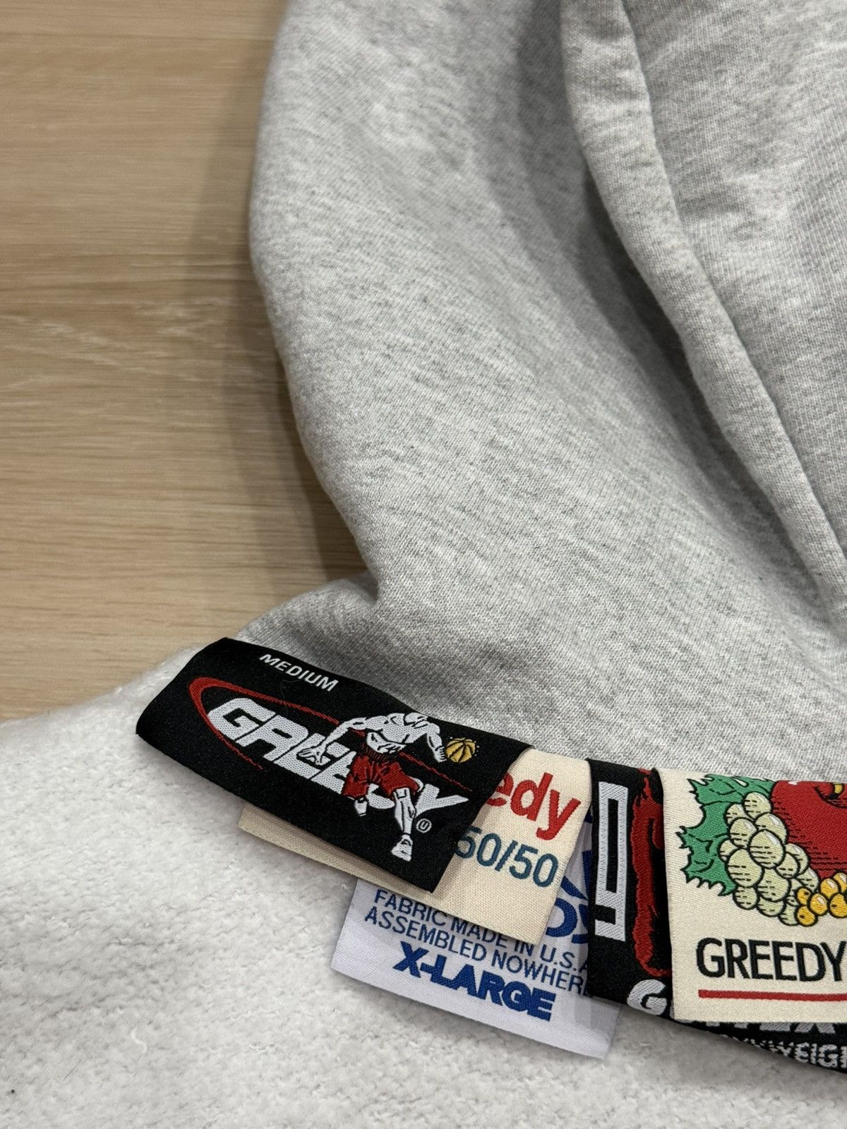 Greedy Unit × murd333r.fm Murd333r.fm Greedy Unit Inside Out Multi Tag Hoodie Size US XL / EU 56 / 4 - 10 Thumbnail