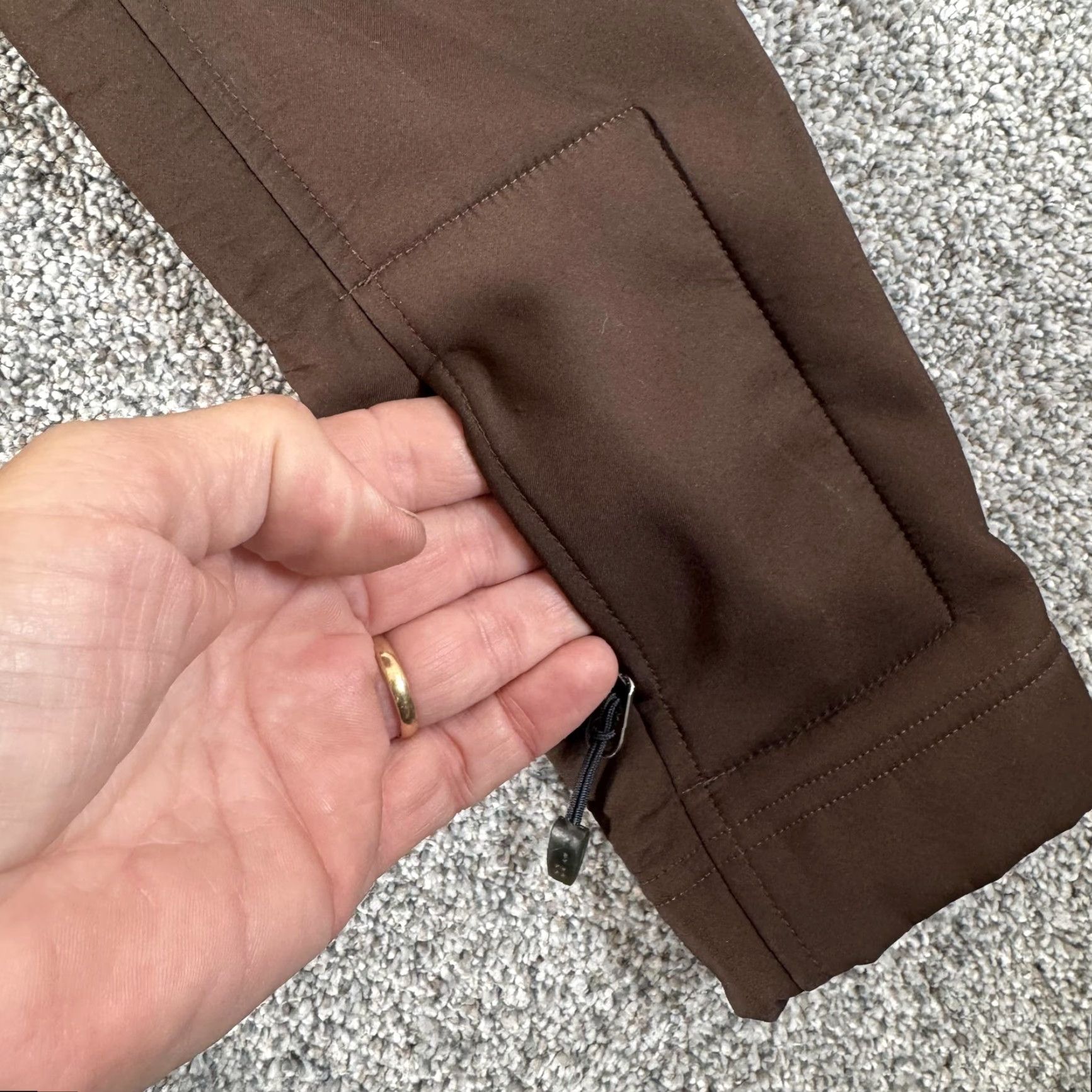 Nike Nike ACG Jacket Womens Large Brown Softshell Hooded Belted Fleece Lined Size L / US 10 / IT 46 - 5 Thumbnail