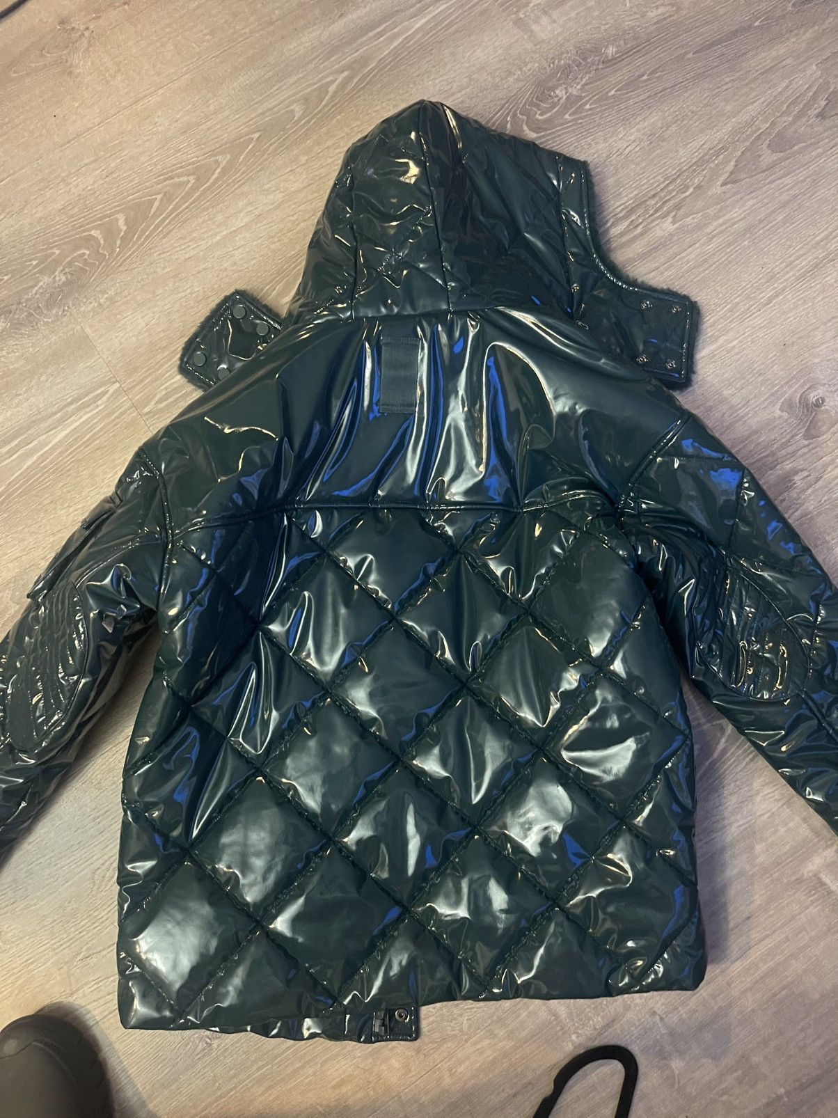 Alo Yoga Alo Snomoto Puffer Jacket Midnight Green xs nwt Size XS / US 0-2 / IT 36-38 - 13 Thumbnail